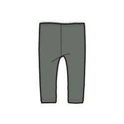 Dried Rosemary Solid Baby Leggings
