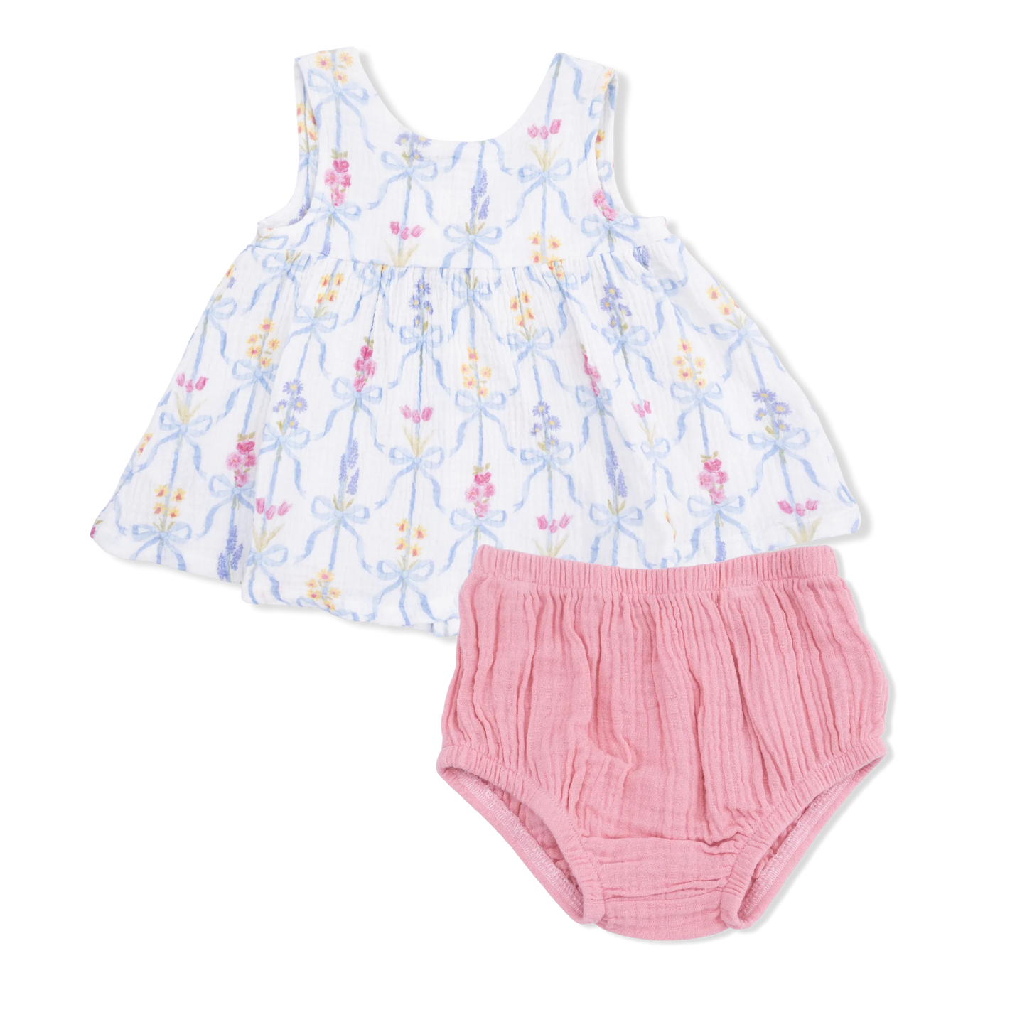 Dress with Bow and Bloomer | Ribbon Bouquets
