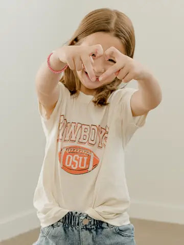 OSU Wonka Football tee-off white