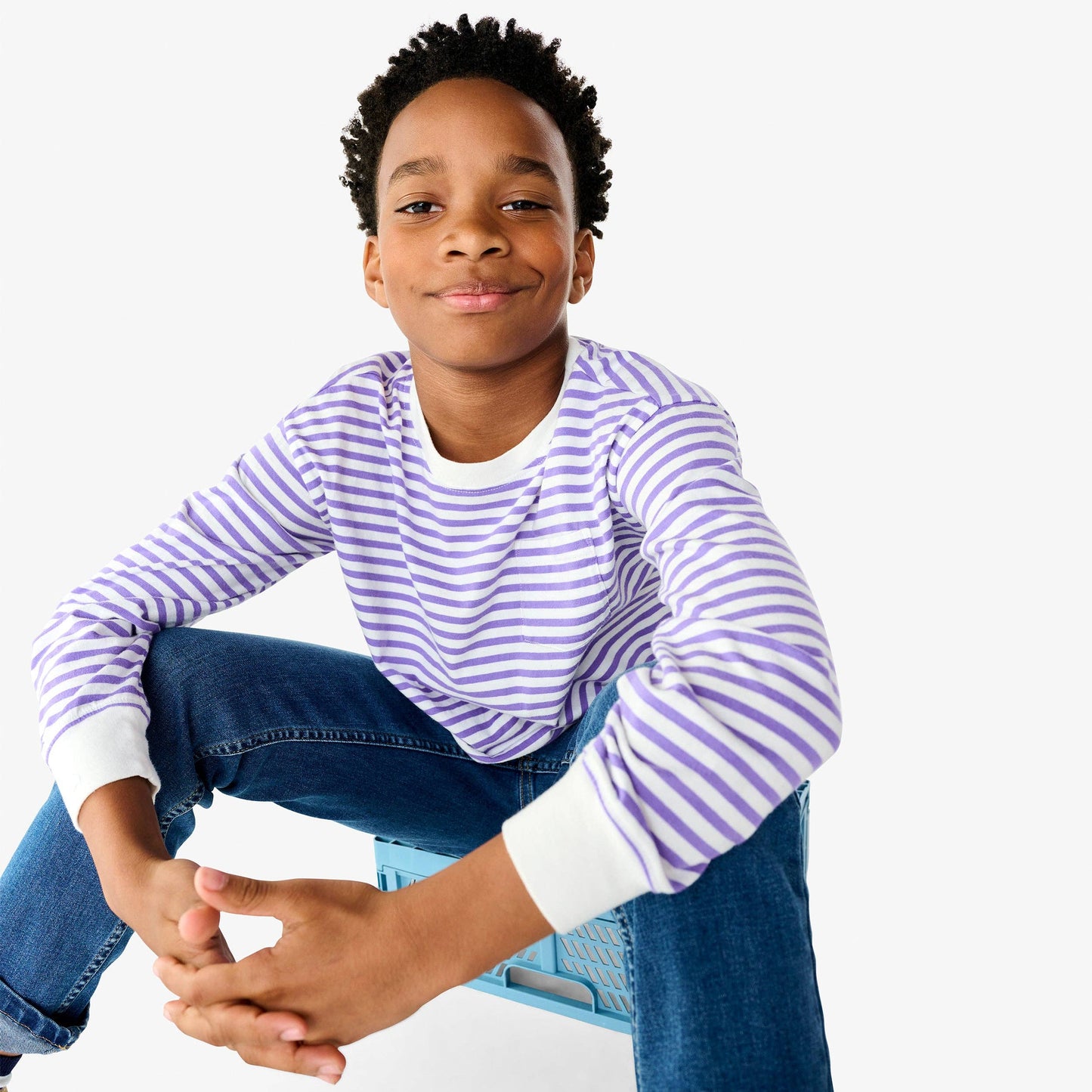 Long Sleeve Easy Stripe Tee