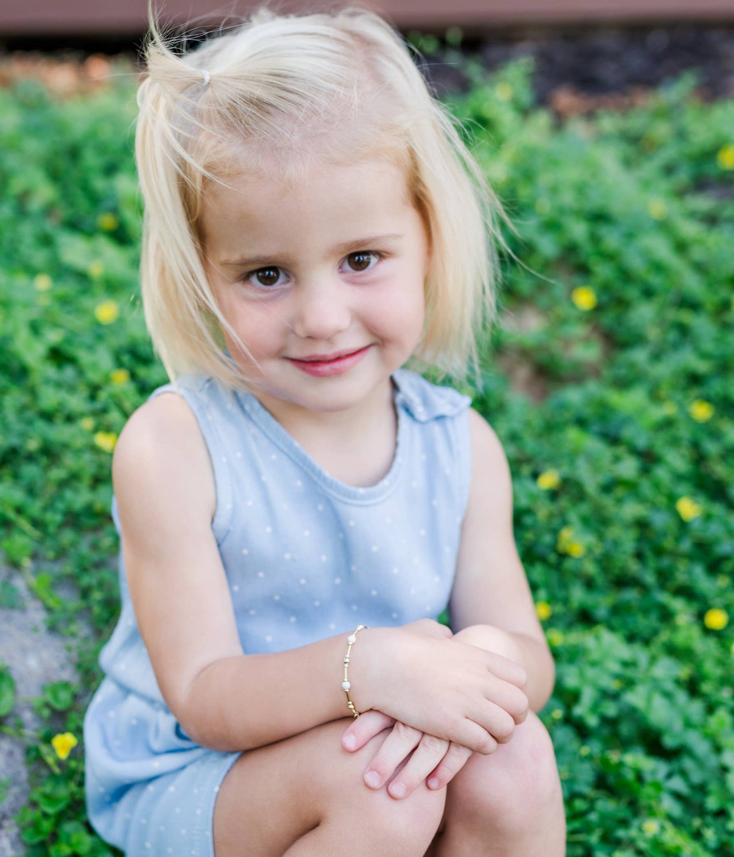 Averleigh-14K Gold-Plated Kids Bracelet w/Stardust Beads
