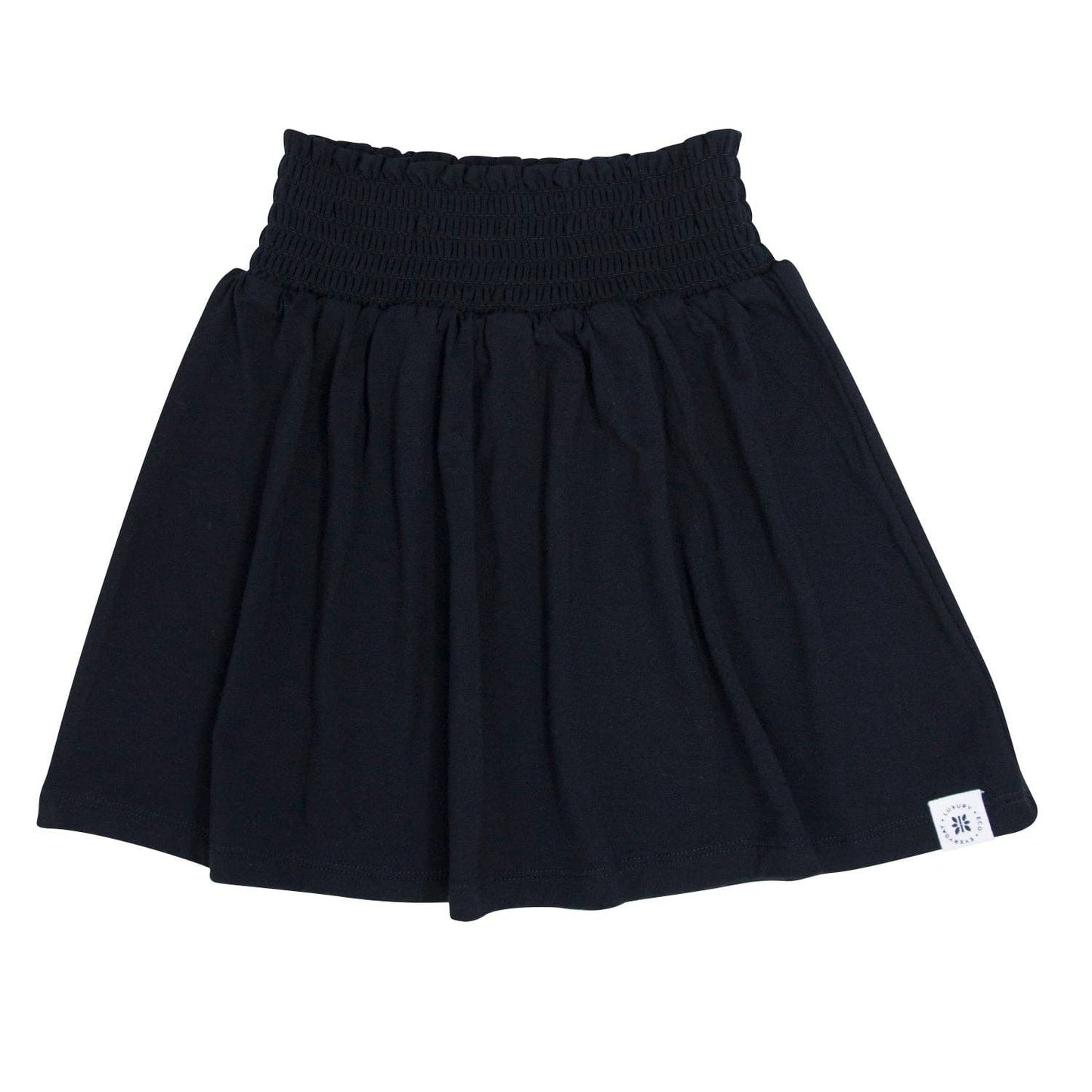 Smocked Skirt - Blazing Black