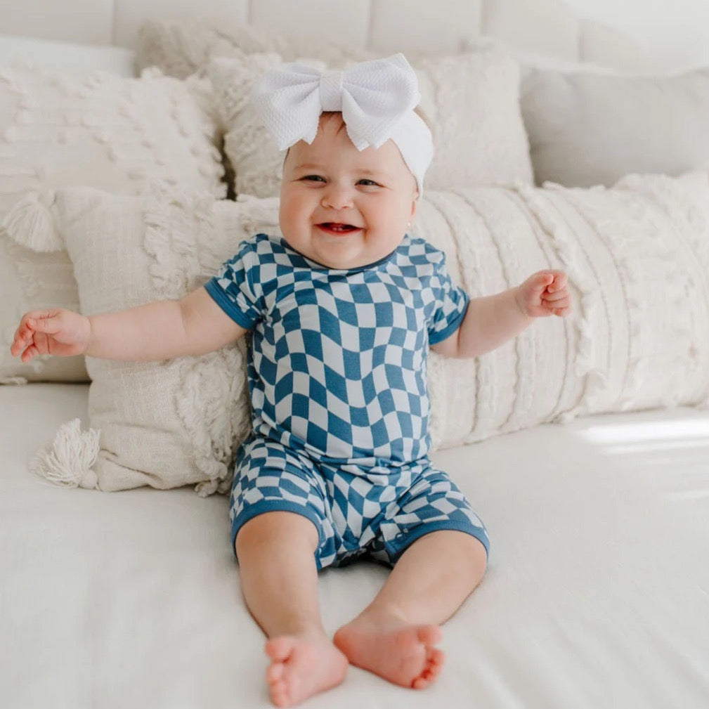 Checkered Romper