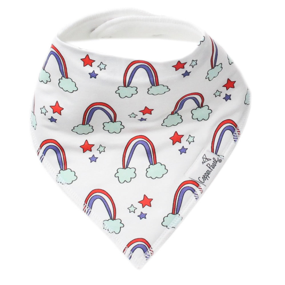 Copper Pearl Single Bandana Bibs - Liberty