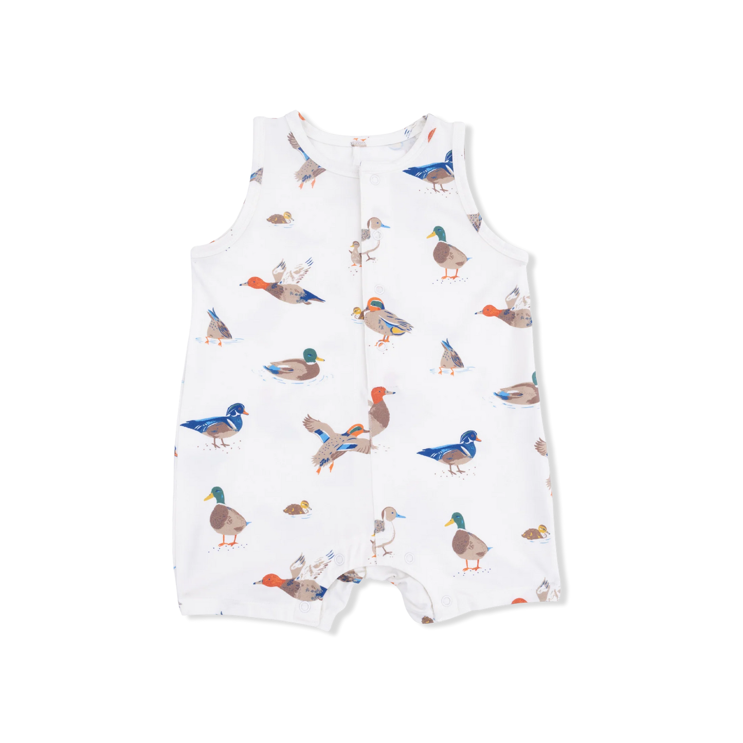 Ducks | Sleeveless Shortie Romper