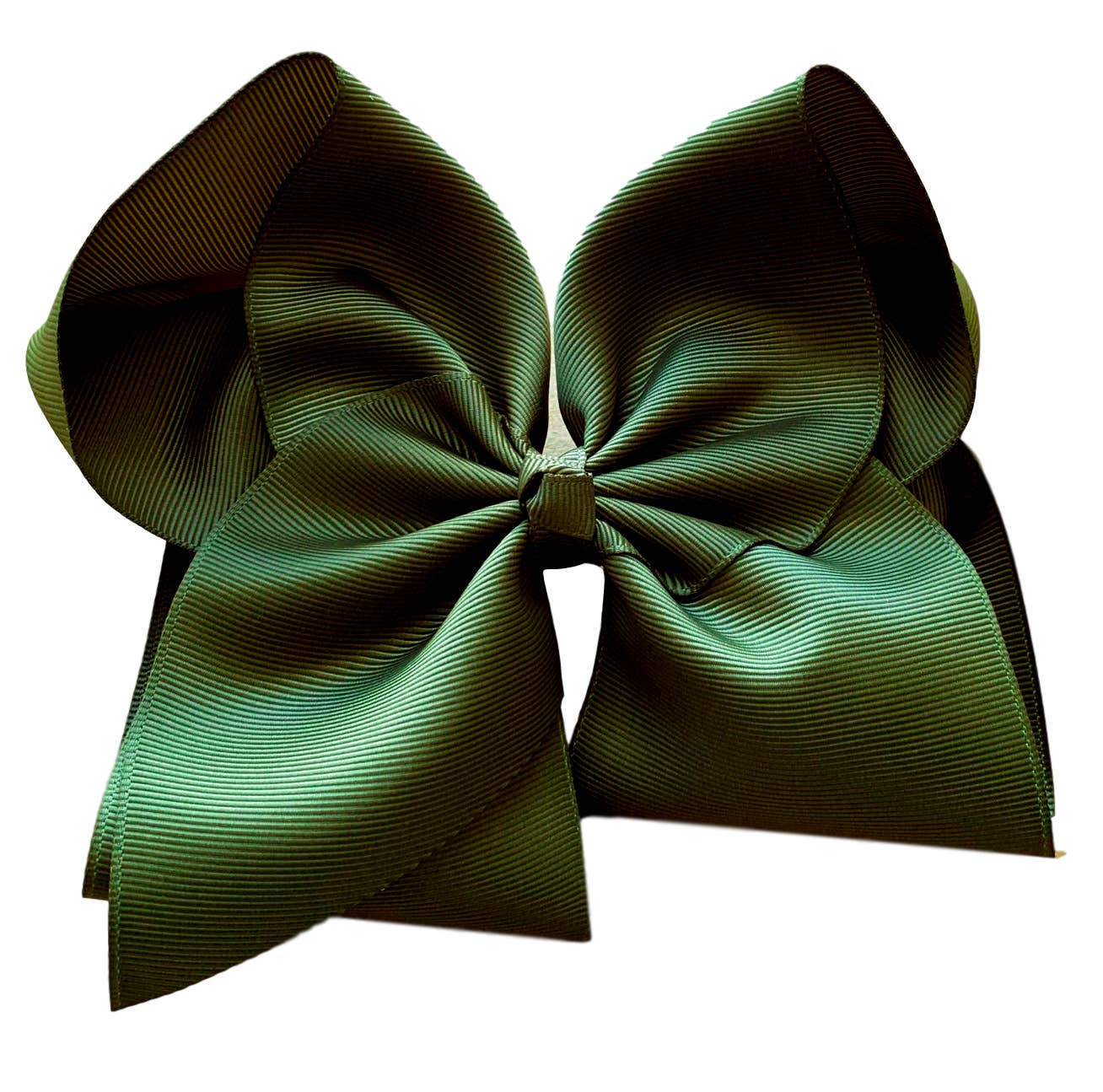Olive Grosgrain Hair Bow