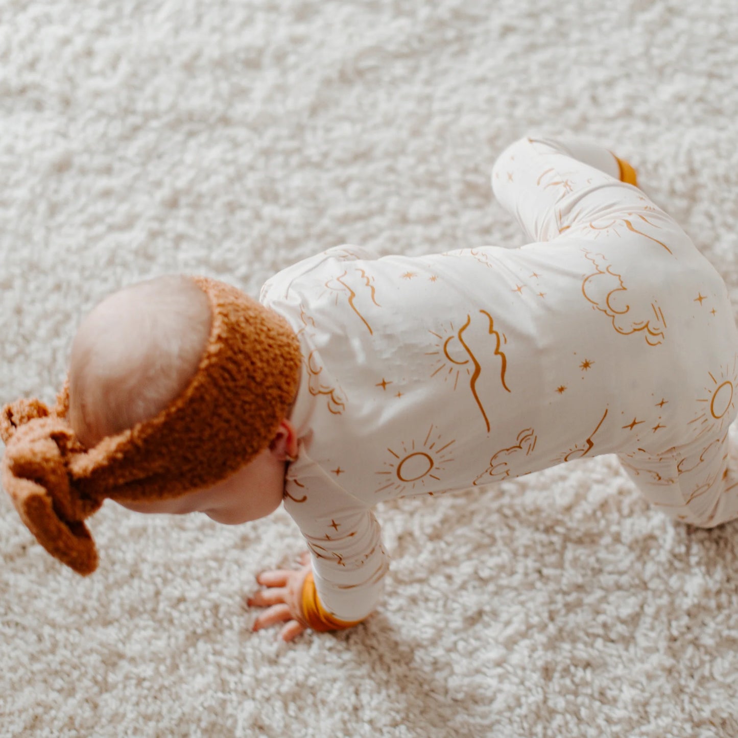 Golden Hour Bamboo Convertible Footie Pajamas