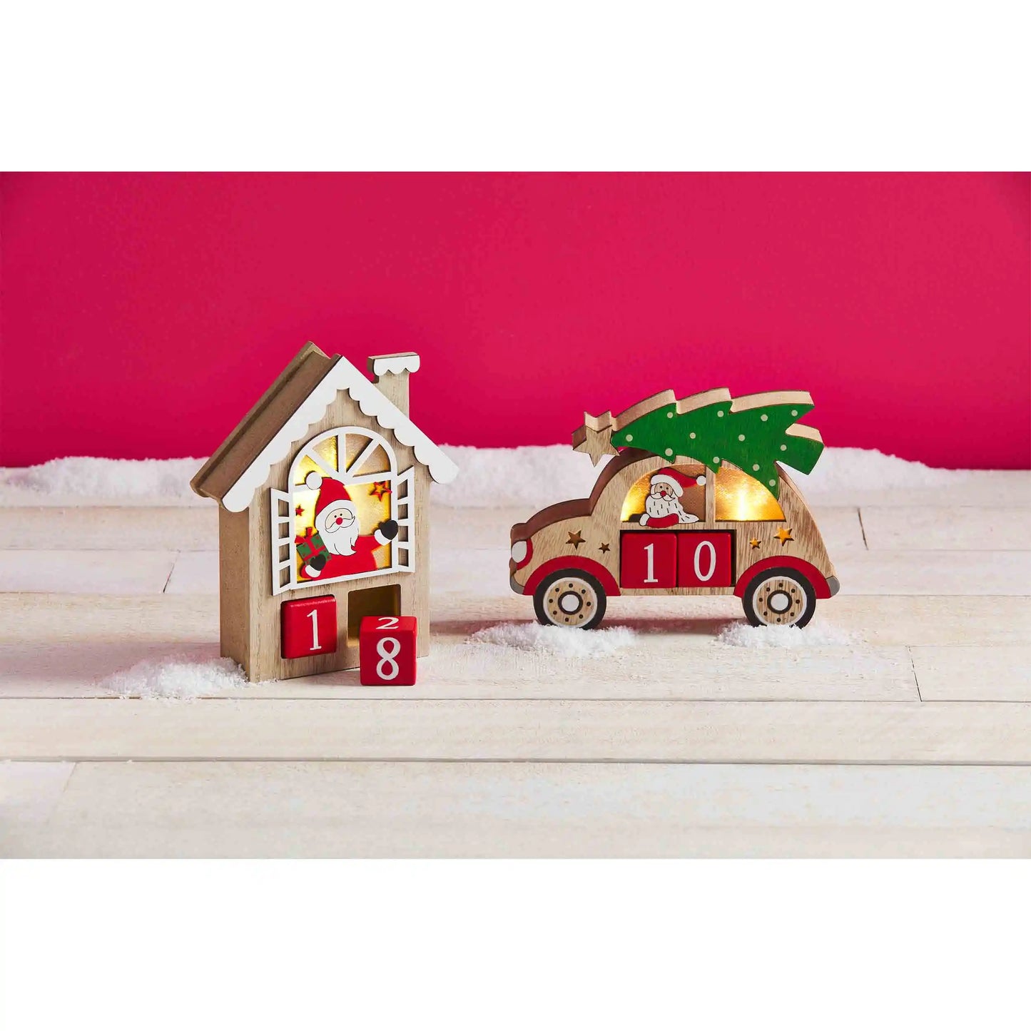 Car Christmas Countdown Night Light