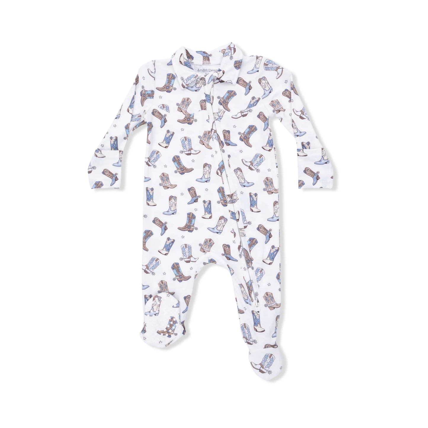 Cowboy 2 Way Zipper Footie | Cowboy Boots
