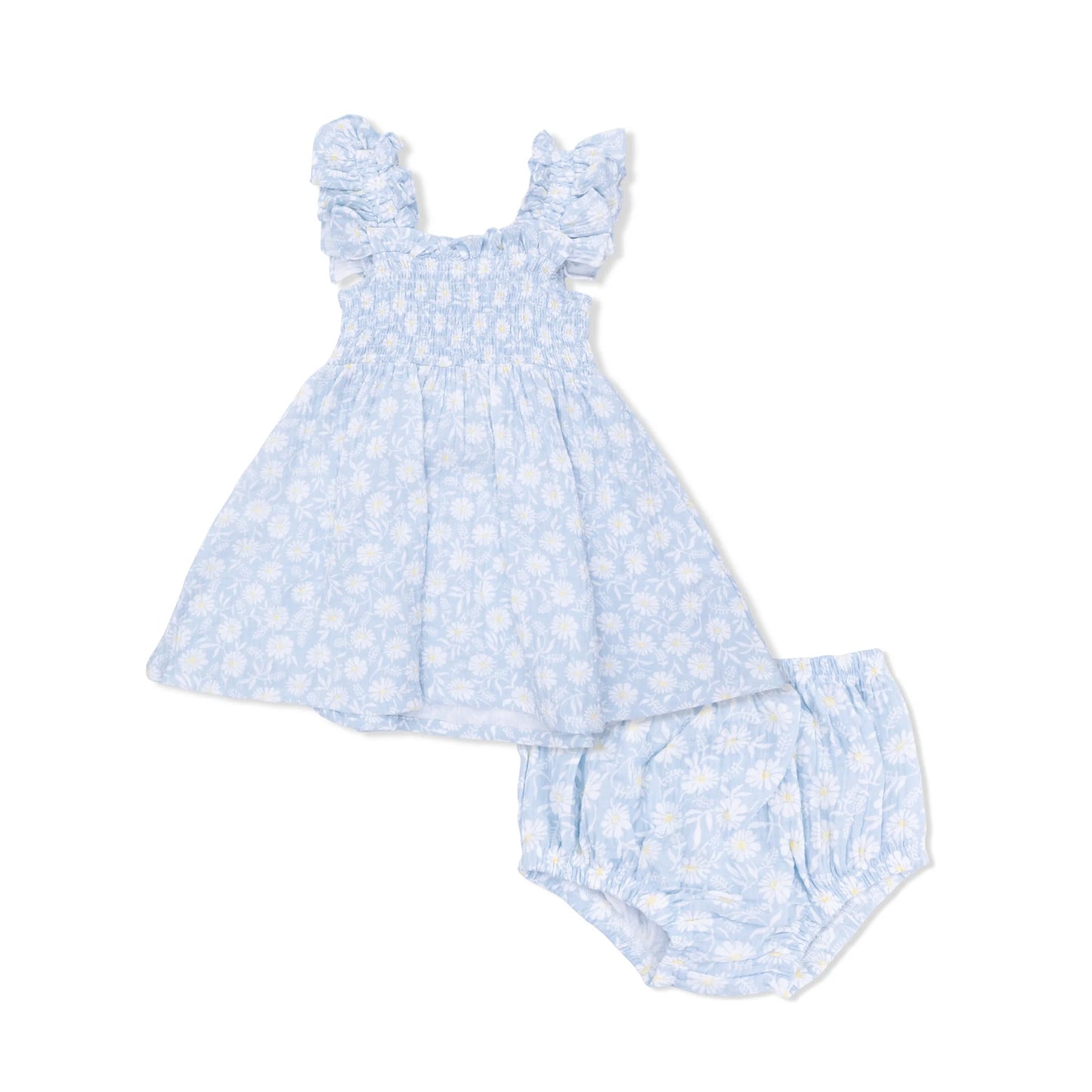 Western Daisies | Smocked Sundress with Bloomer