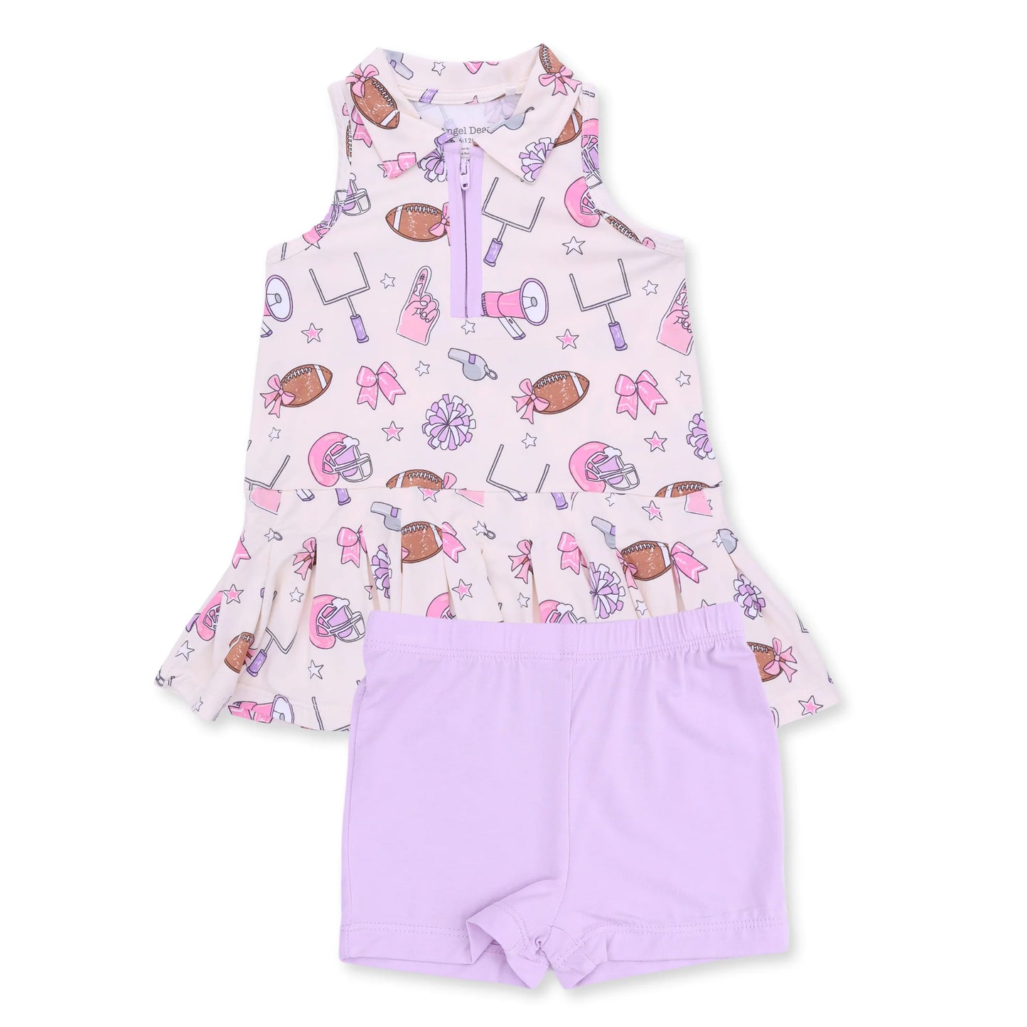 Football Cheer | Polo Tennis Dress with Cartwheel Short