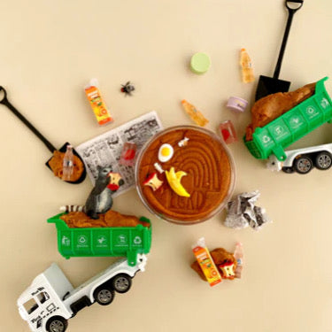 Garbage Sensory Play Dough Kit