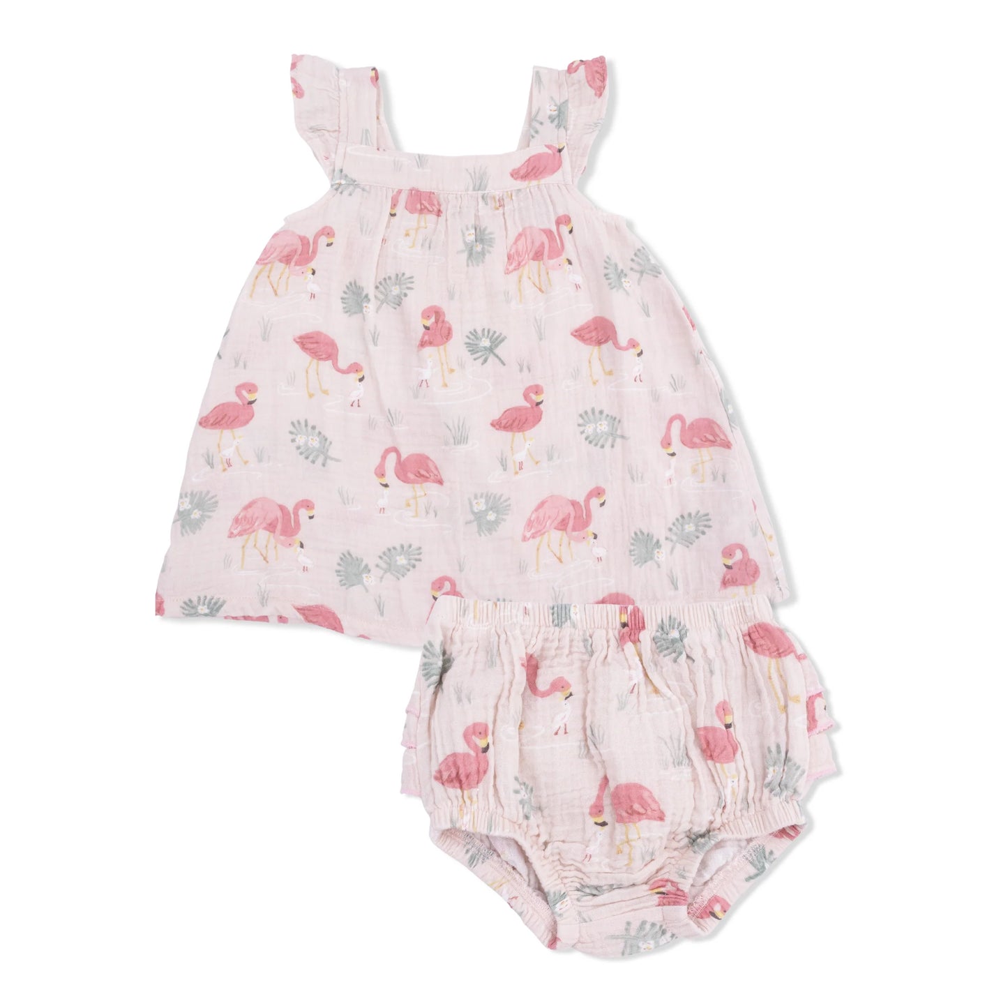Flamingos | Sundress & Bloomer