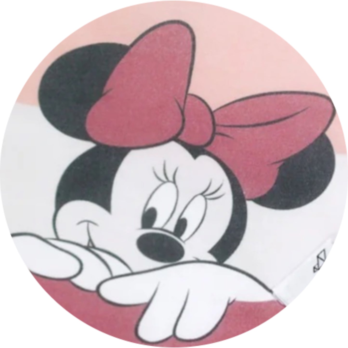 Copper Pearl Single Bandana Bib - Minnie Mouse