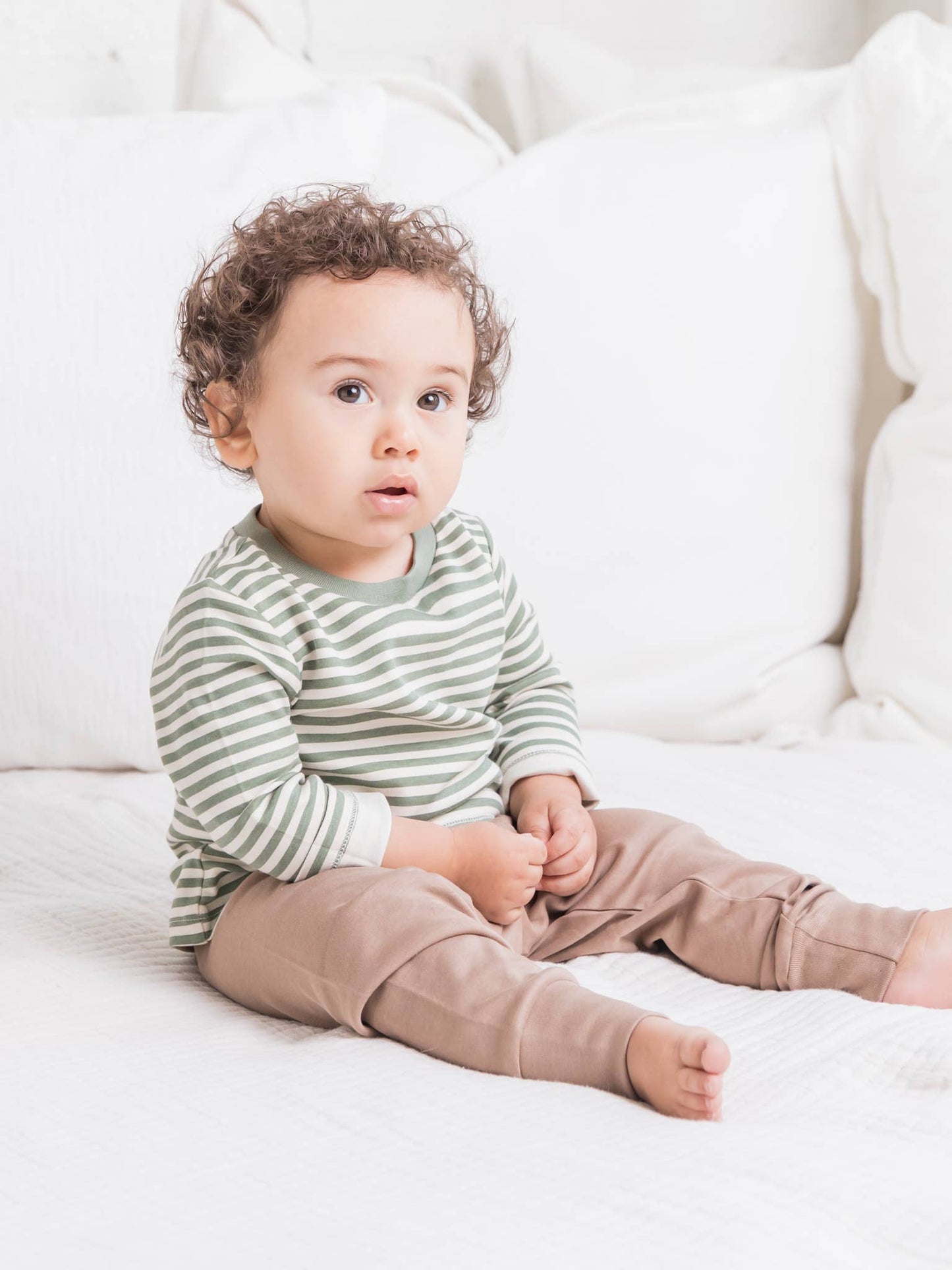 Organic Baby and Kids Cruz Joggers - Truffle