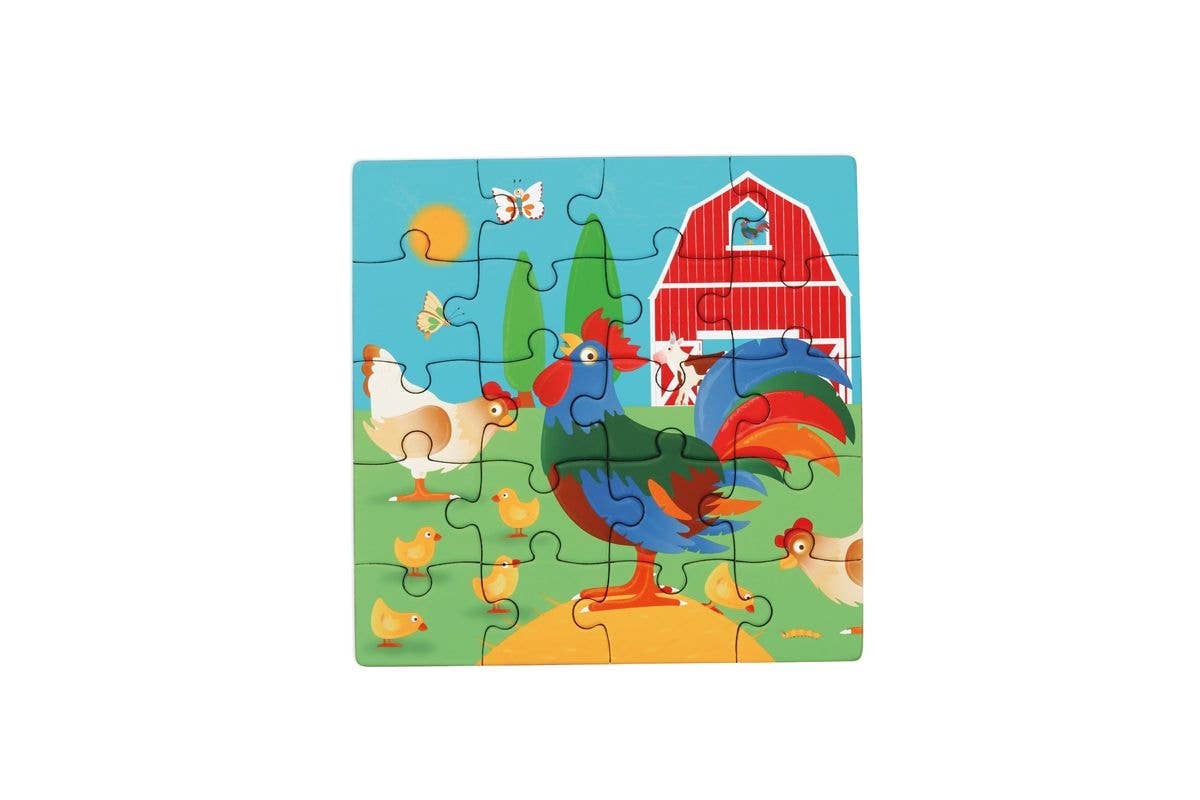 Scratch - Magnetic Puzzle Book FARM