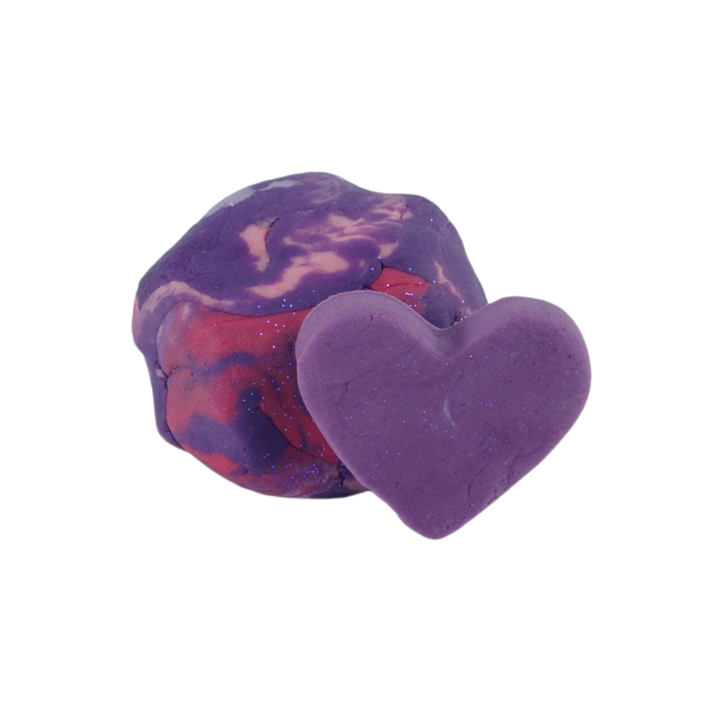 Happy Hearts Glitter Roll with Textured Rolling Pin (Land of Dough)