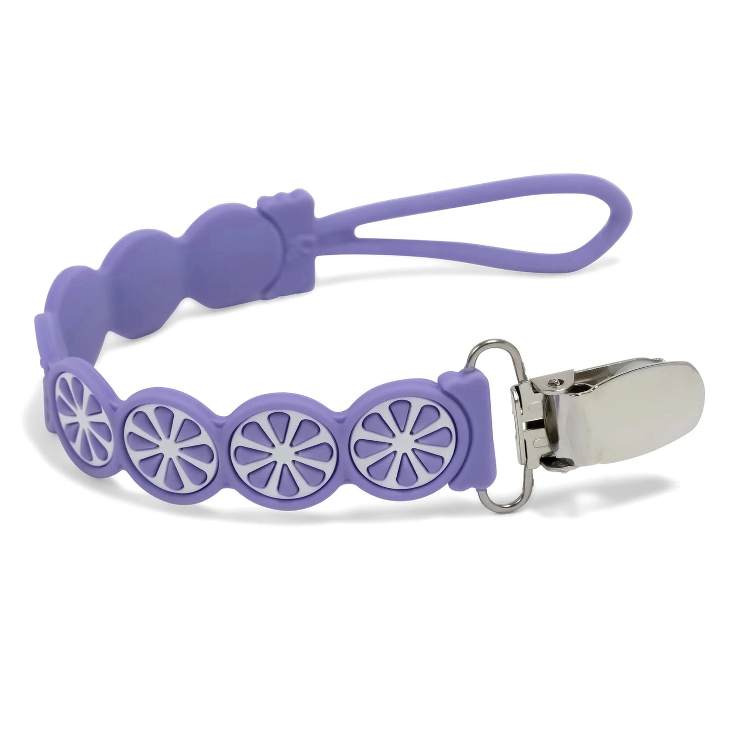 Purpleberry Silicone Pacifier Clip