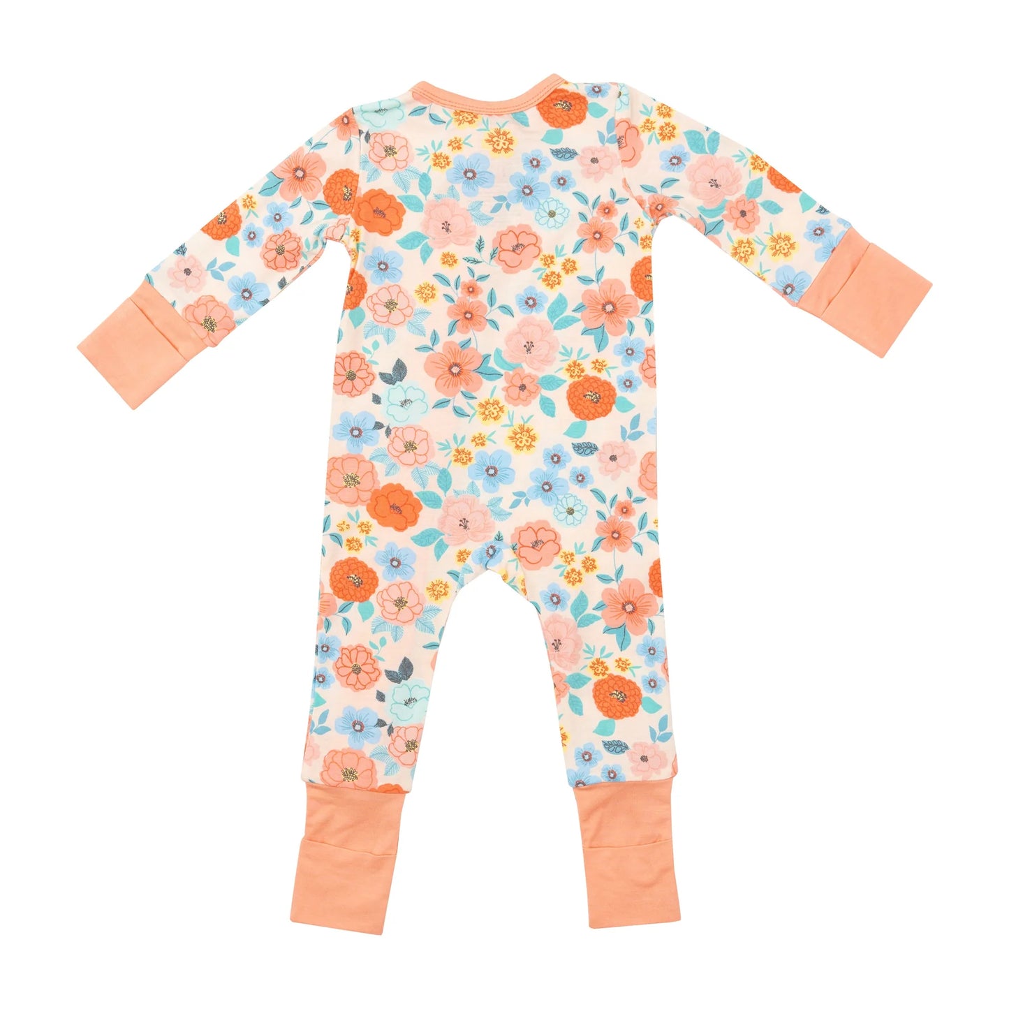 Flower Cart 2 Way Zipper Romper