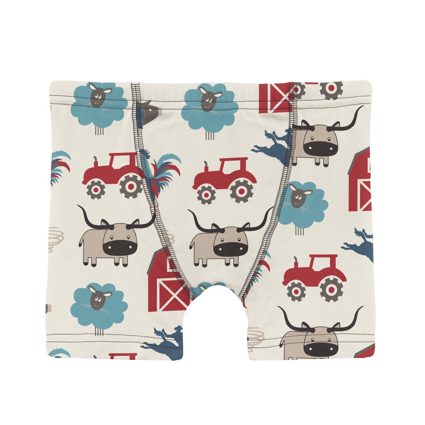 Glacier Rowdy Howdy Print Boy's Boxer Brief