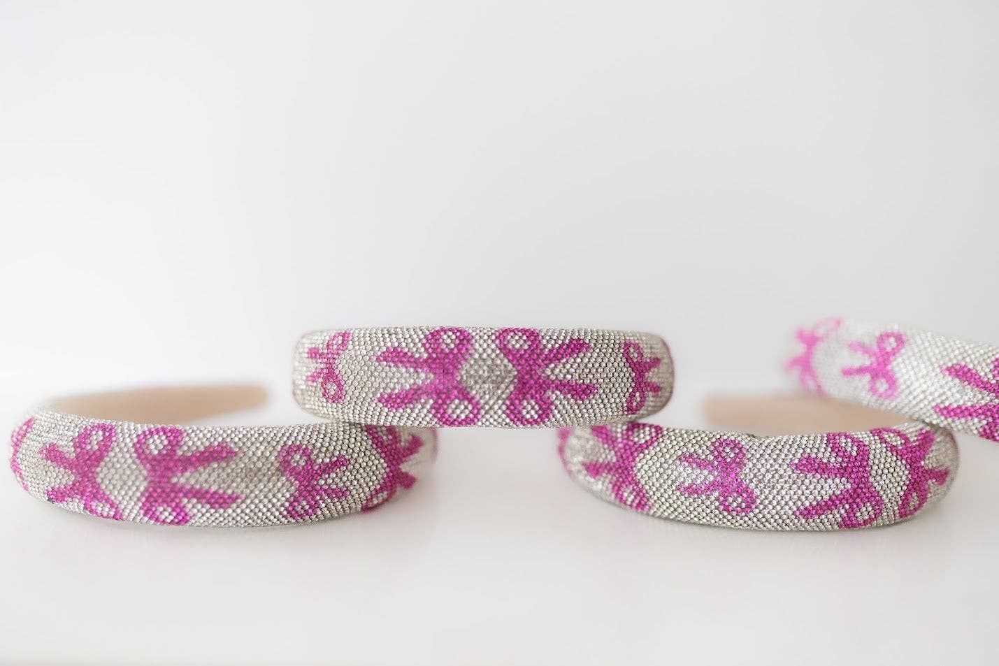 Beaded Headband - Bows & Bling