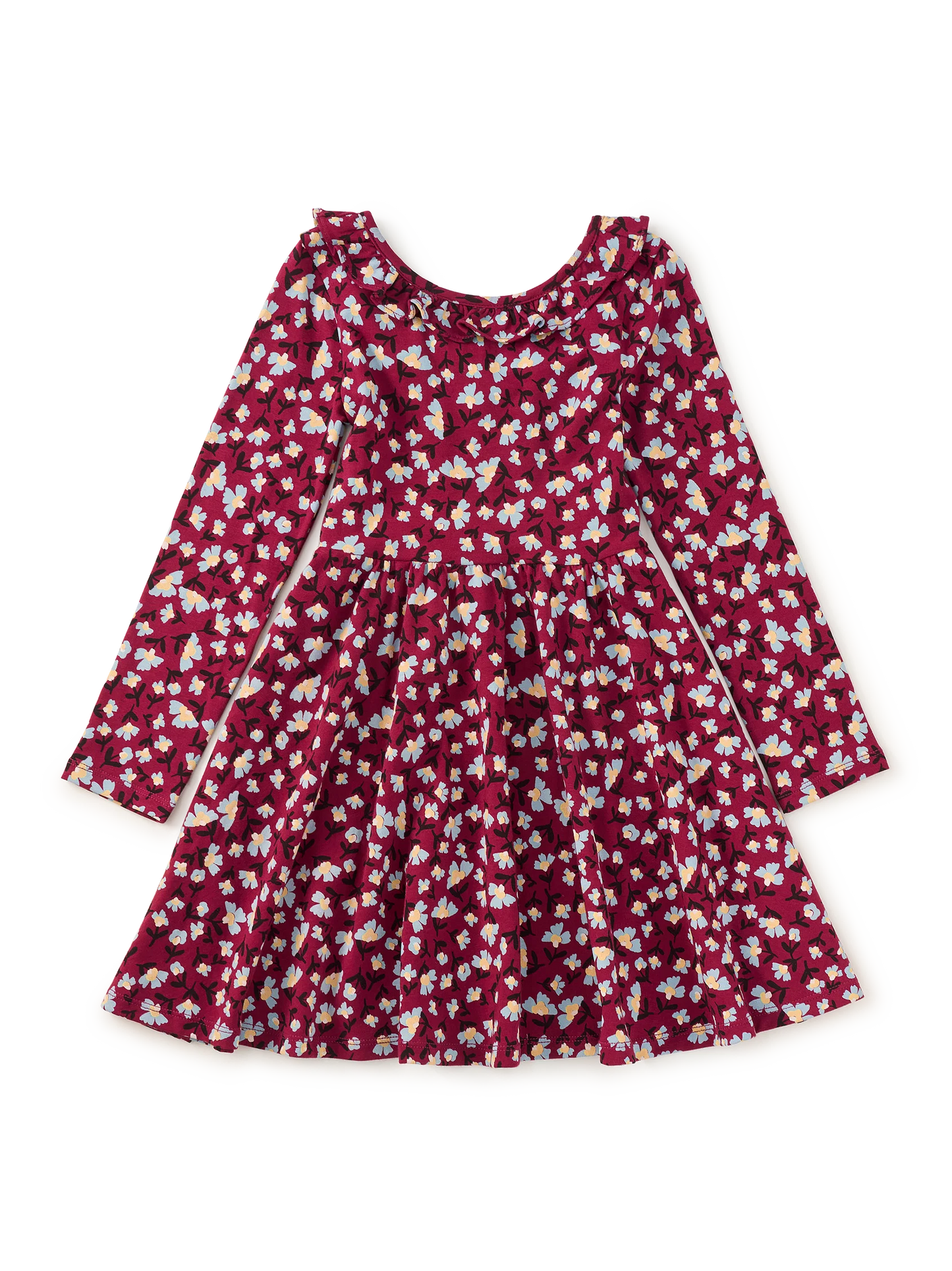 Berryfield Floral | Ruffle Collar Ballet Dress