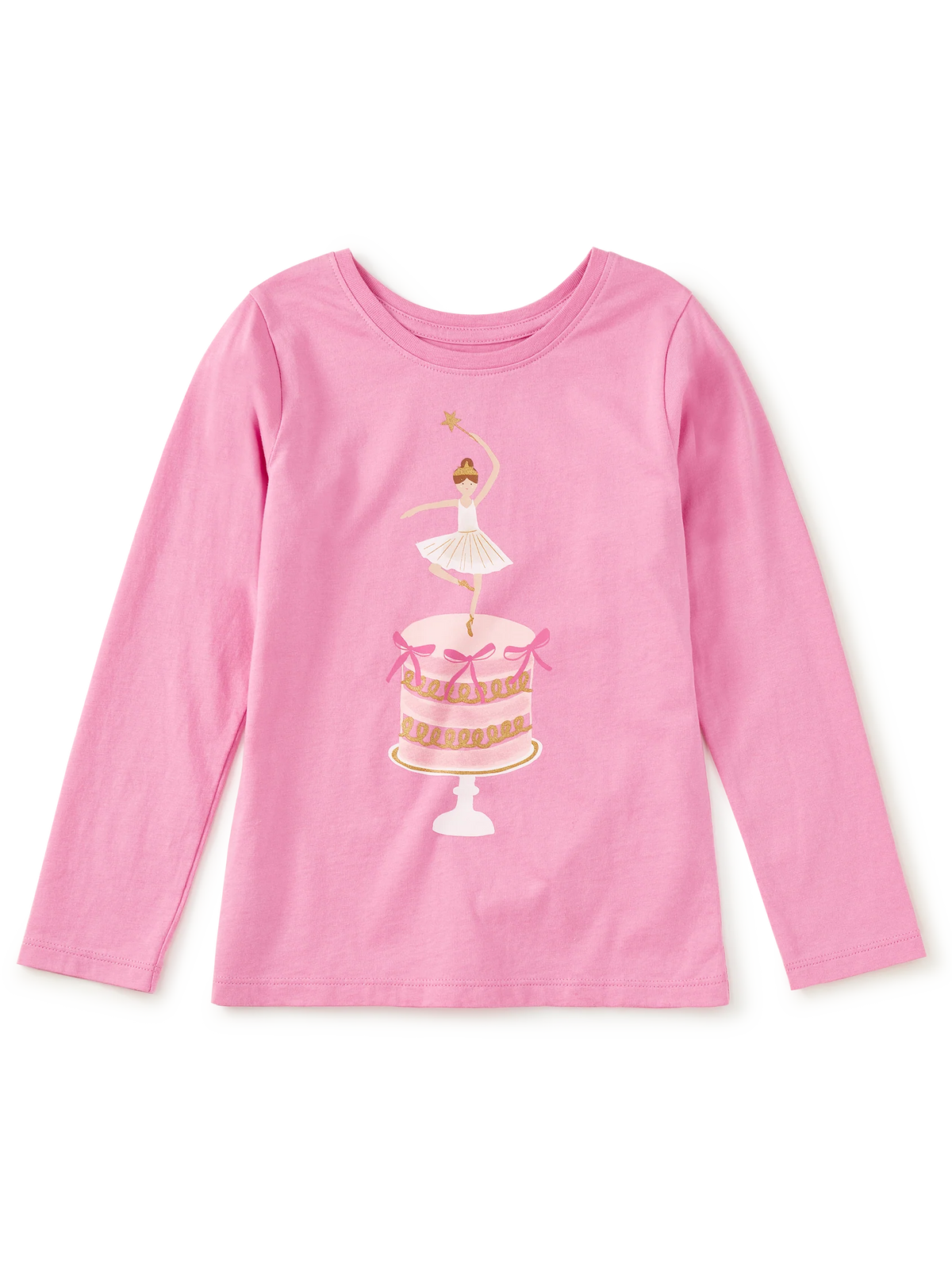 Long Sleeve Graphic Tee | Ballet Cake