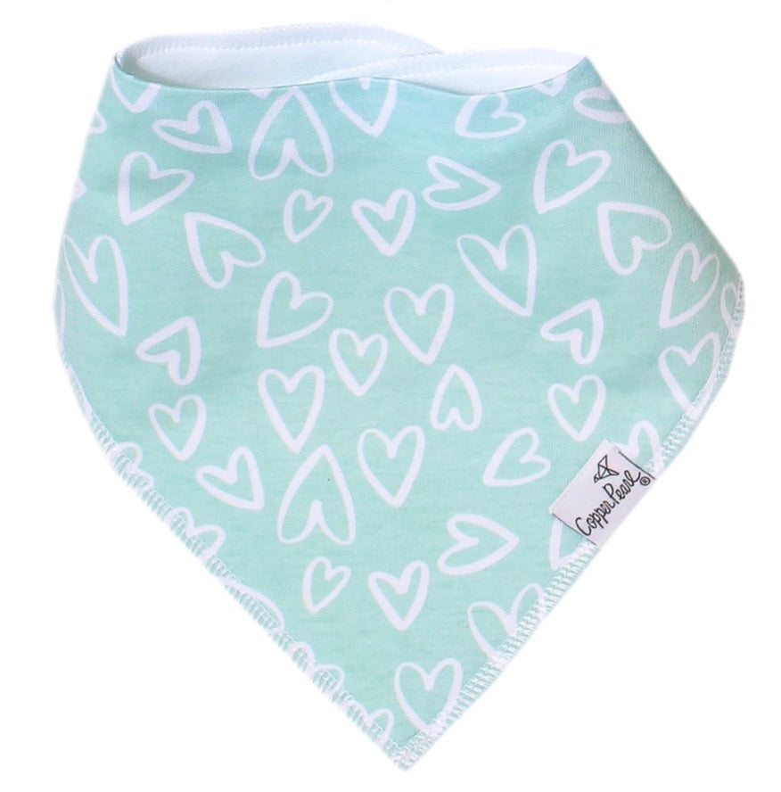 Copper Pearl Single Bandana Bibs - Cheery