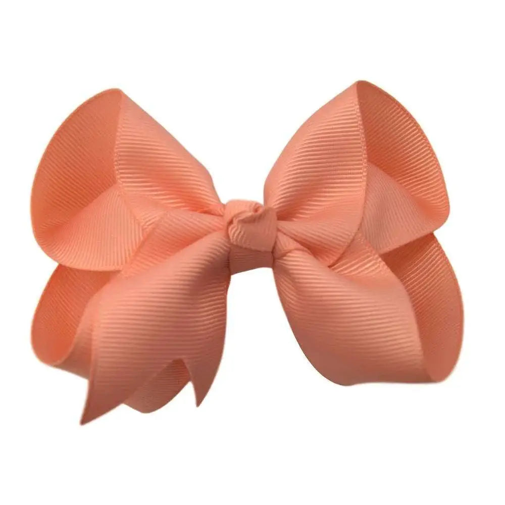 4 inch Solid Grosgrain Bow