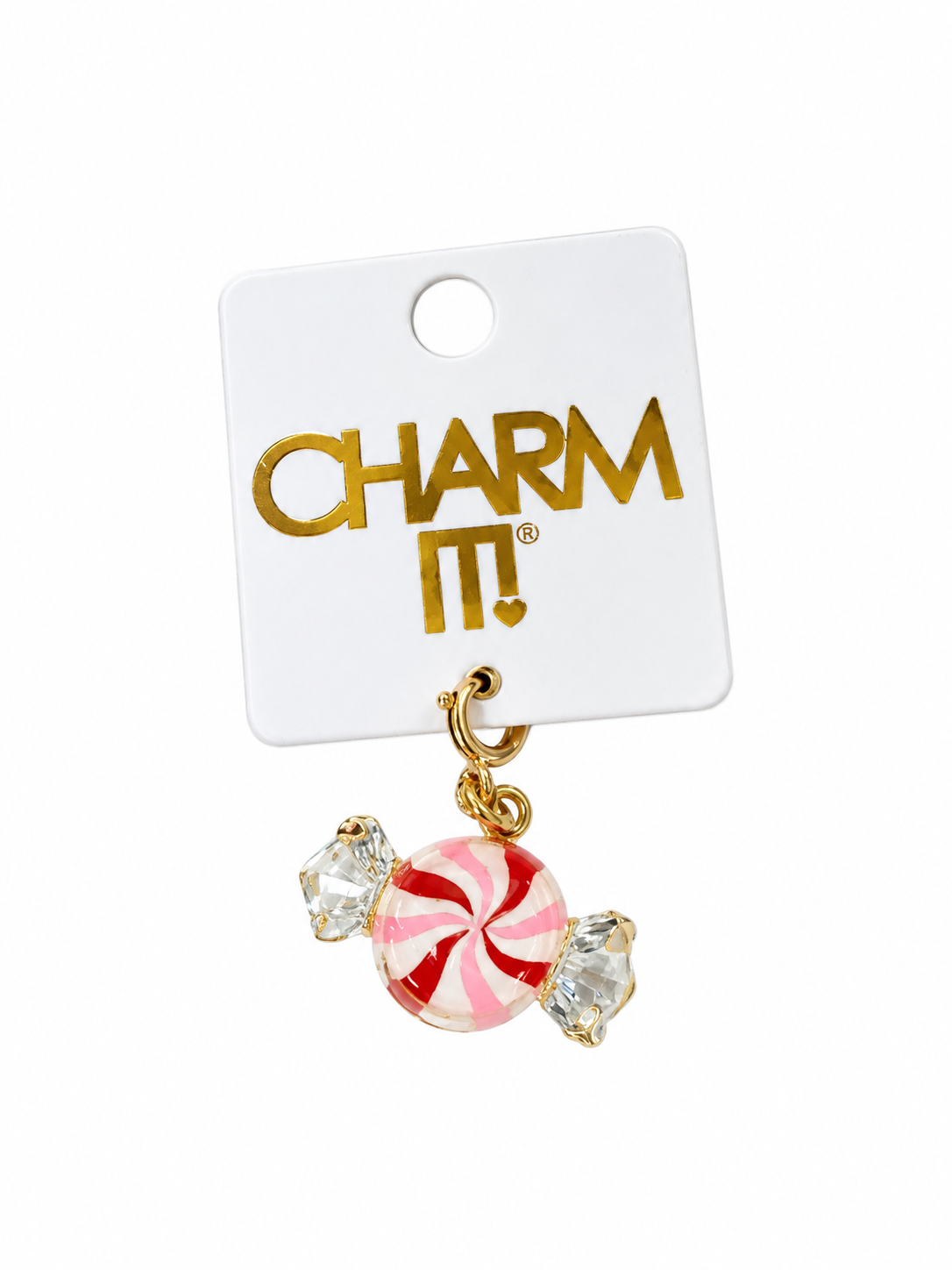Peppermint Candy | Gold Charm