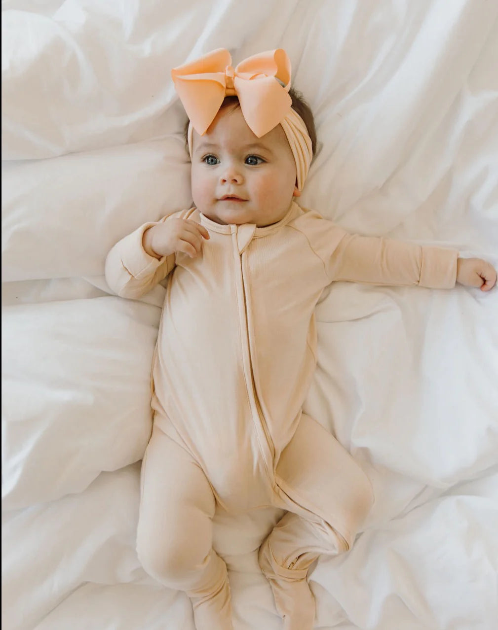 Neutral Dream Bamboo Footie