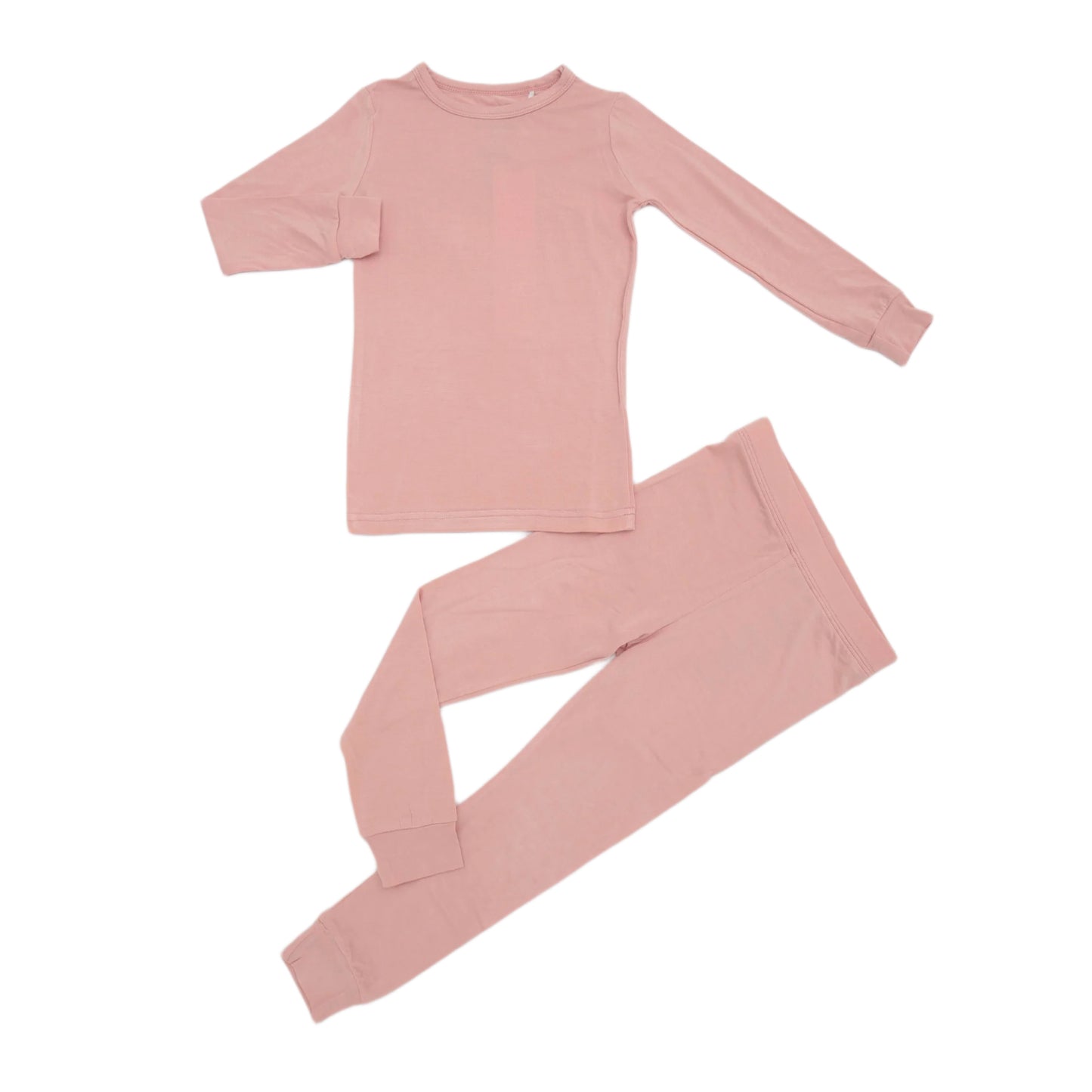 Crepe Pink Bamboo Toddler PJs