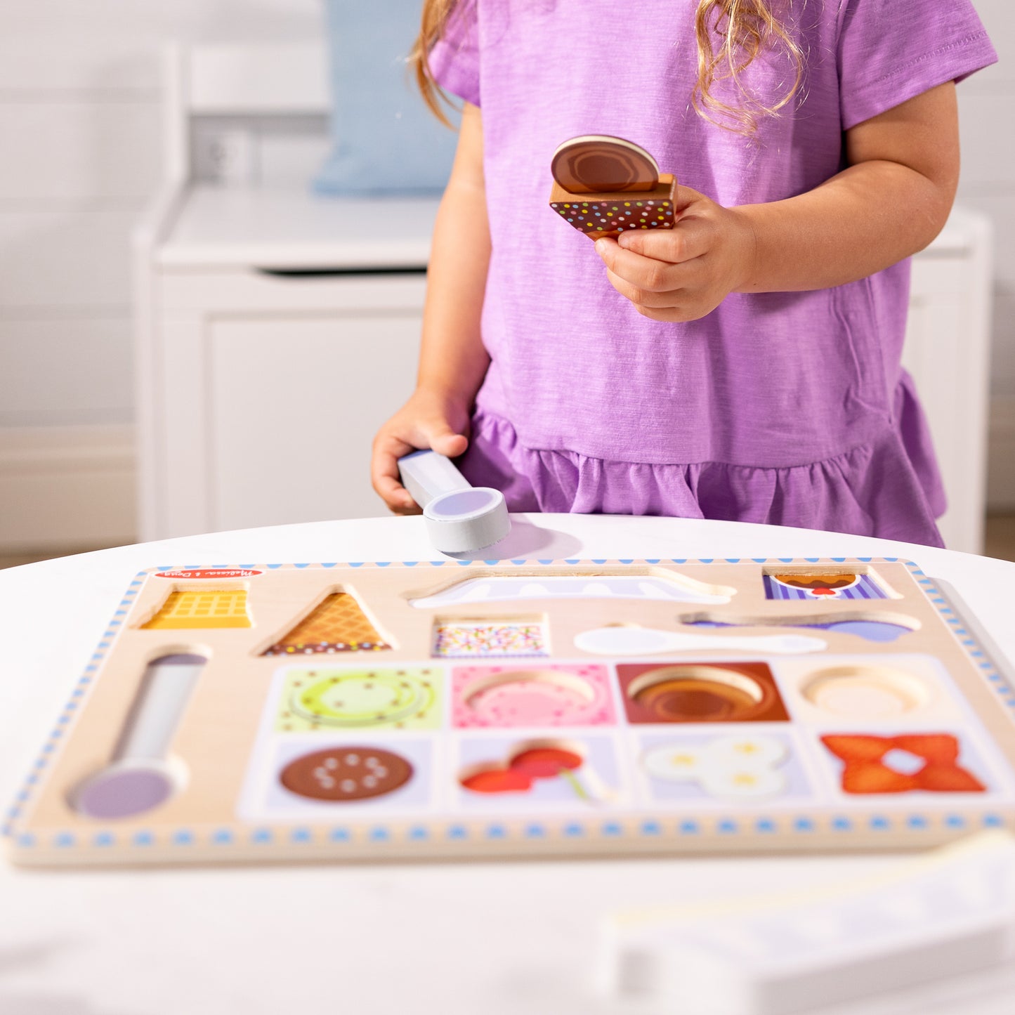 Magnetic Ice Cream Puzzle & Play Set