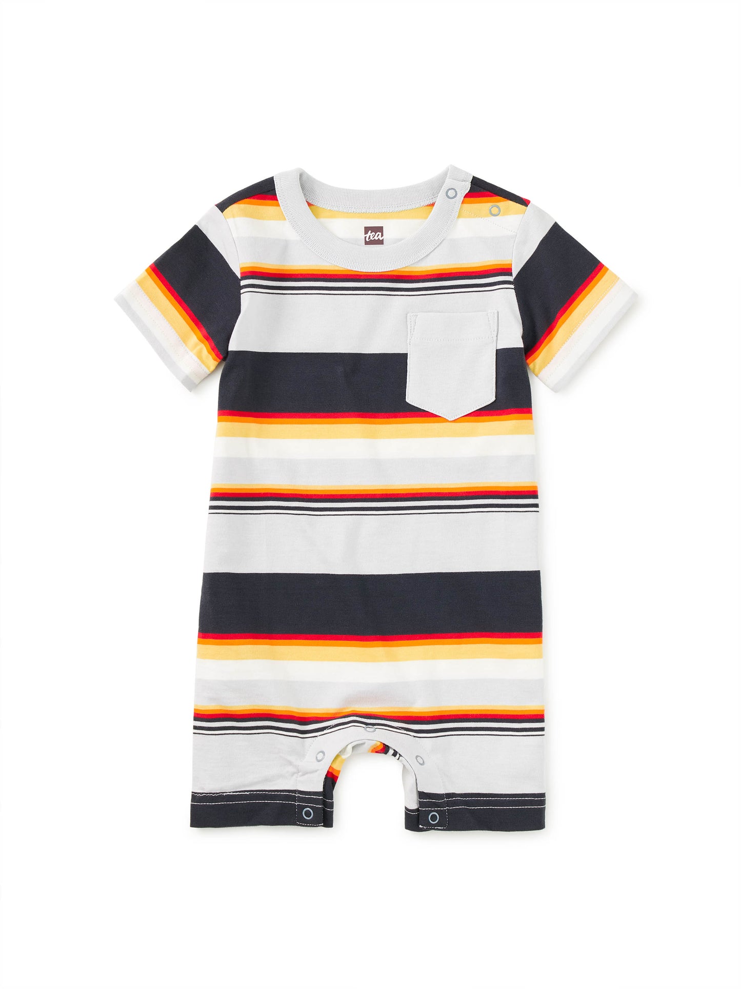 Pocket Shortie Baby Romper | Dusk