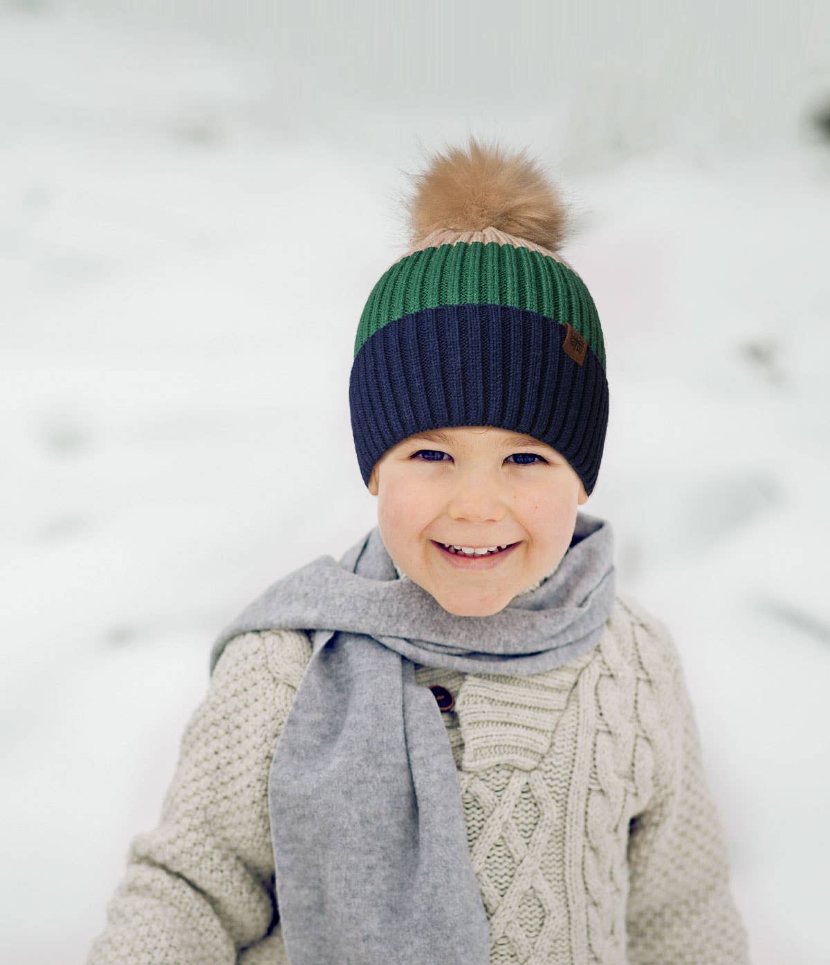 Britts Knits Kids | Pom Beanie