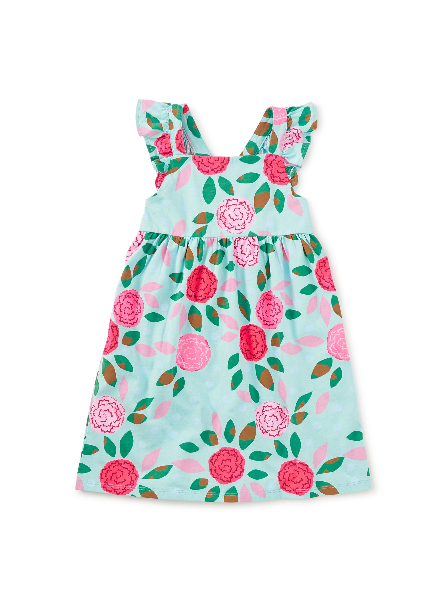 Spinning Carnations | Ruffle Strap Dress