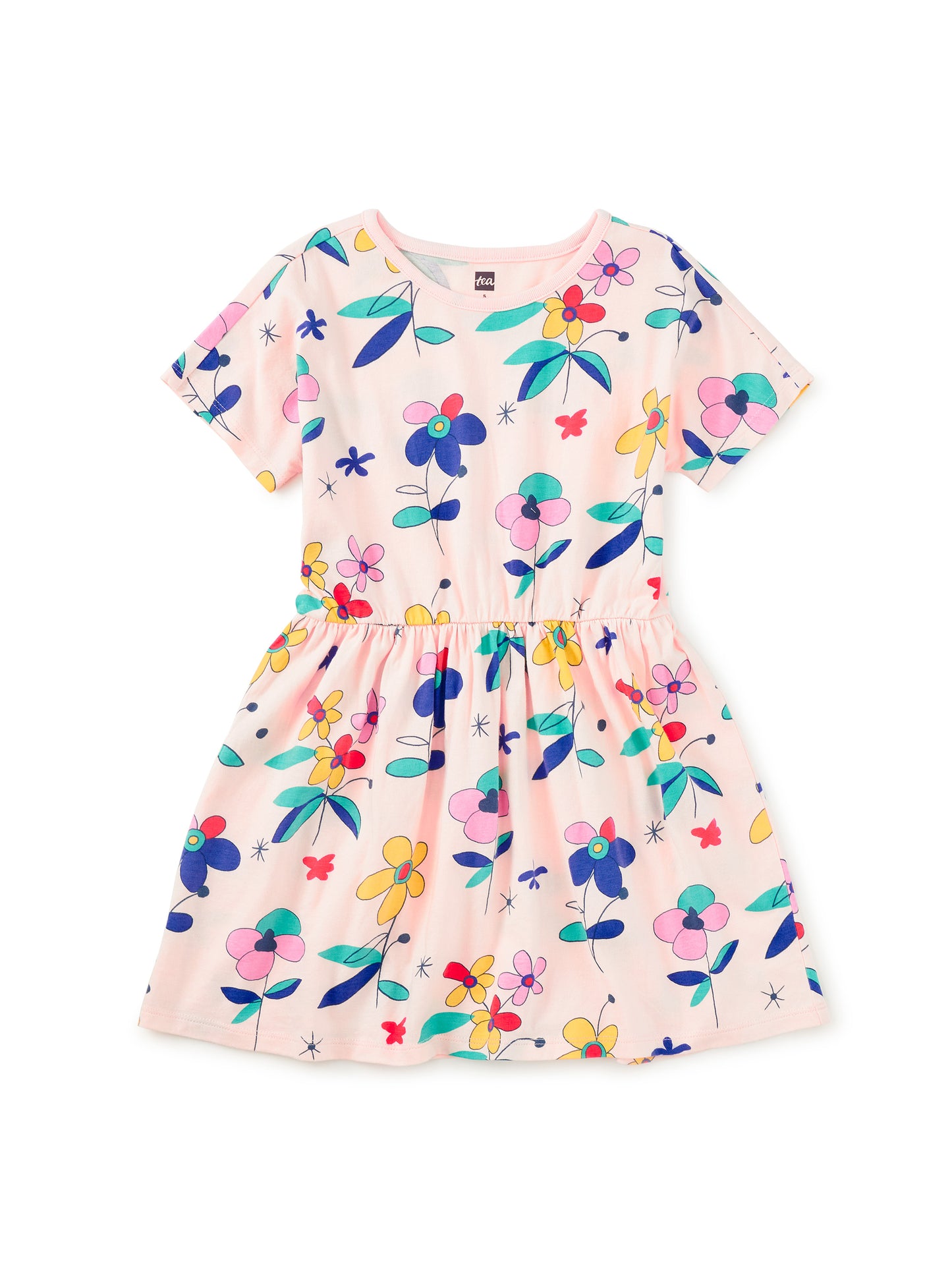 Miro Floral | Short Sleeve Twirl Dress