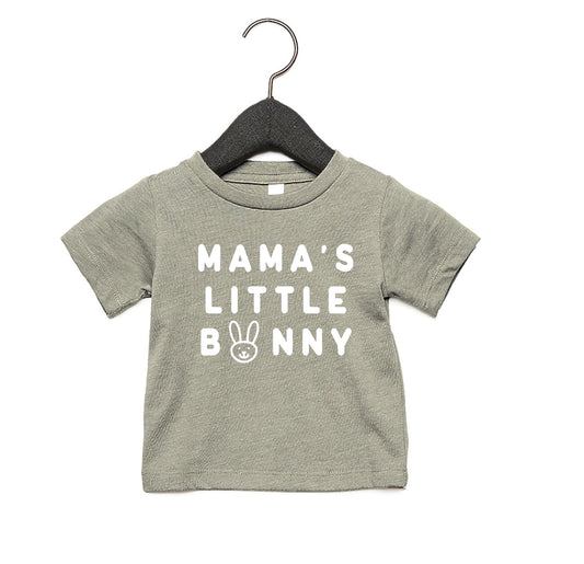 Mama's Little Bunny Tee in Stone