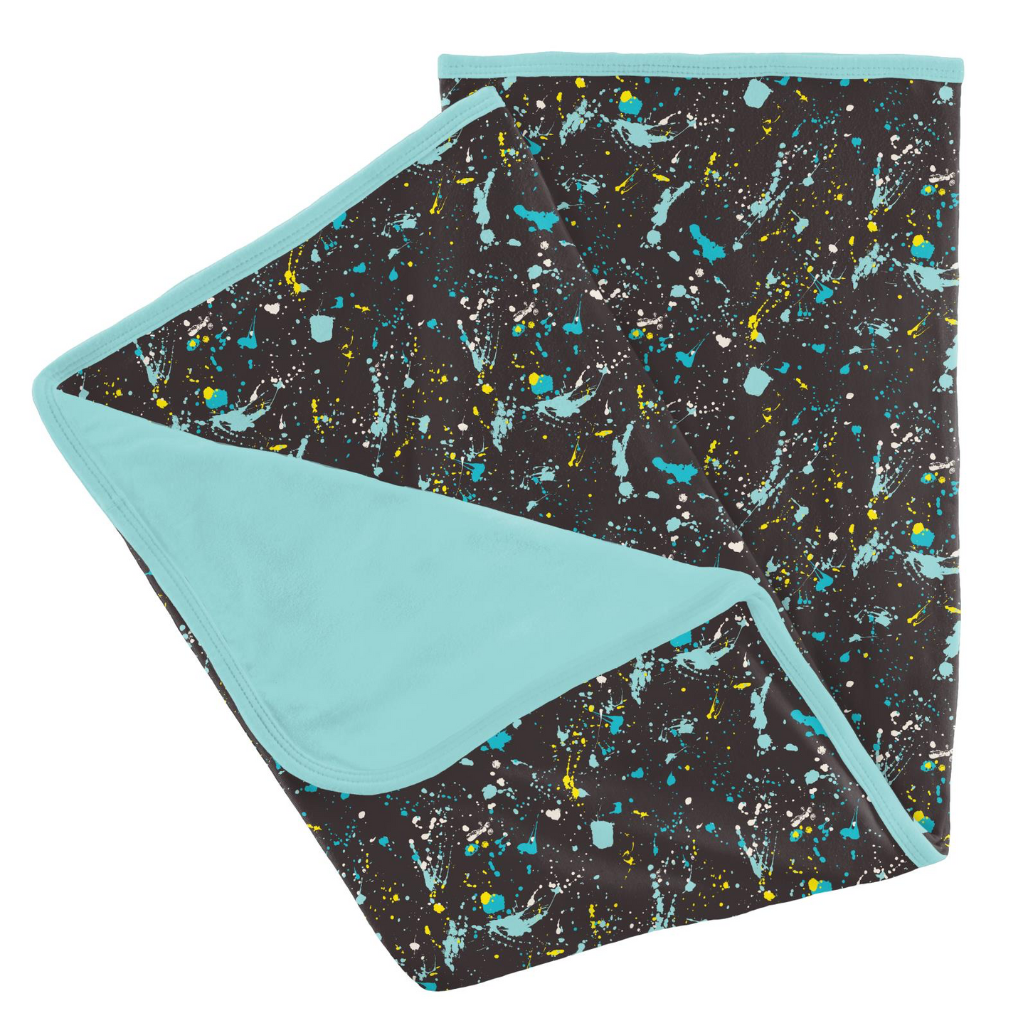 Confetti Splatter Paint Print Stroller Blanket