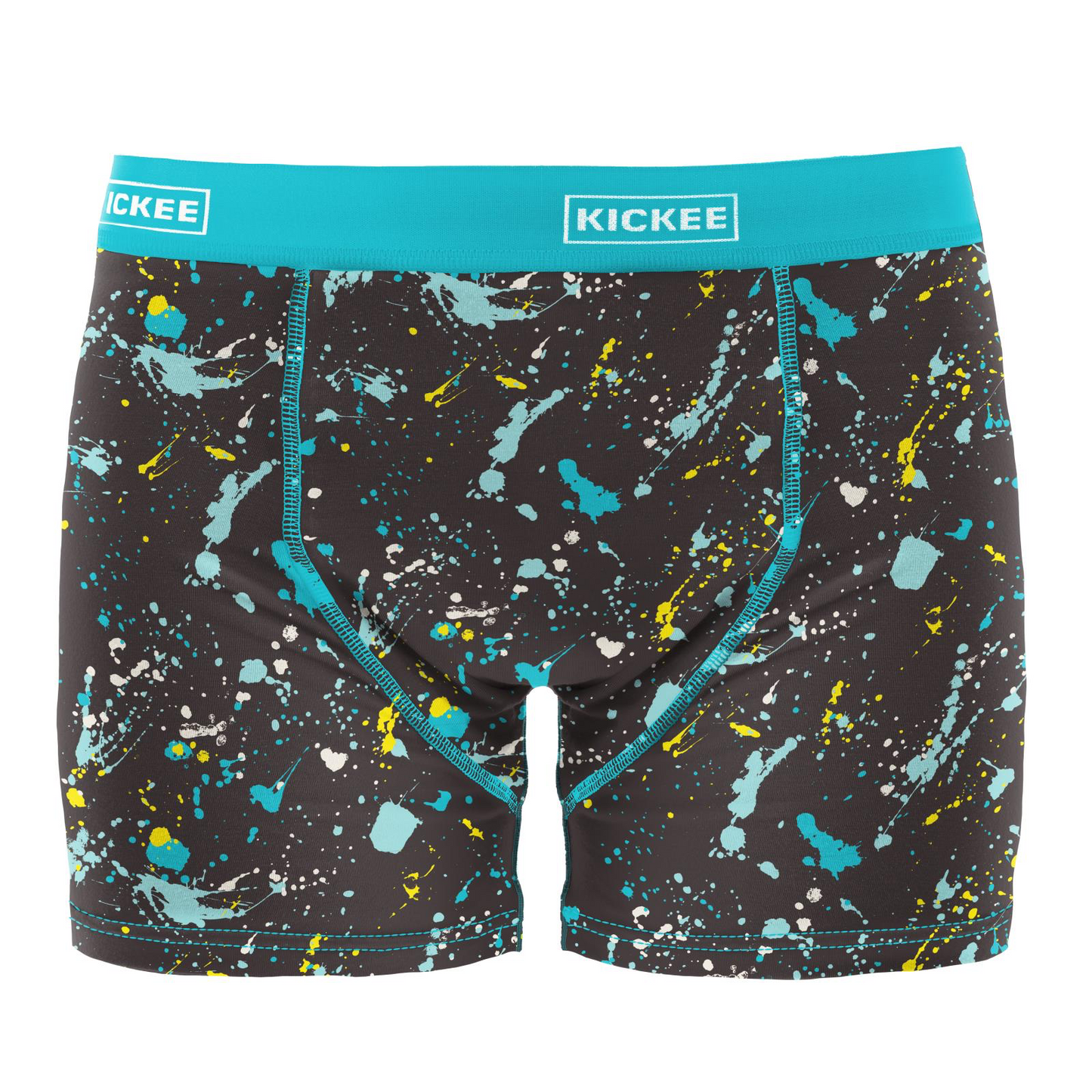 Confetti Splatter Paint Men's Print Boxer Brief