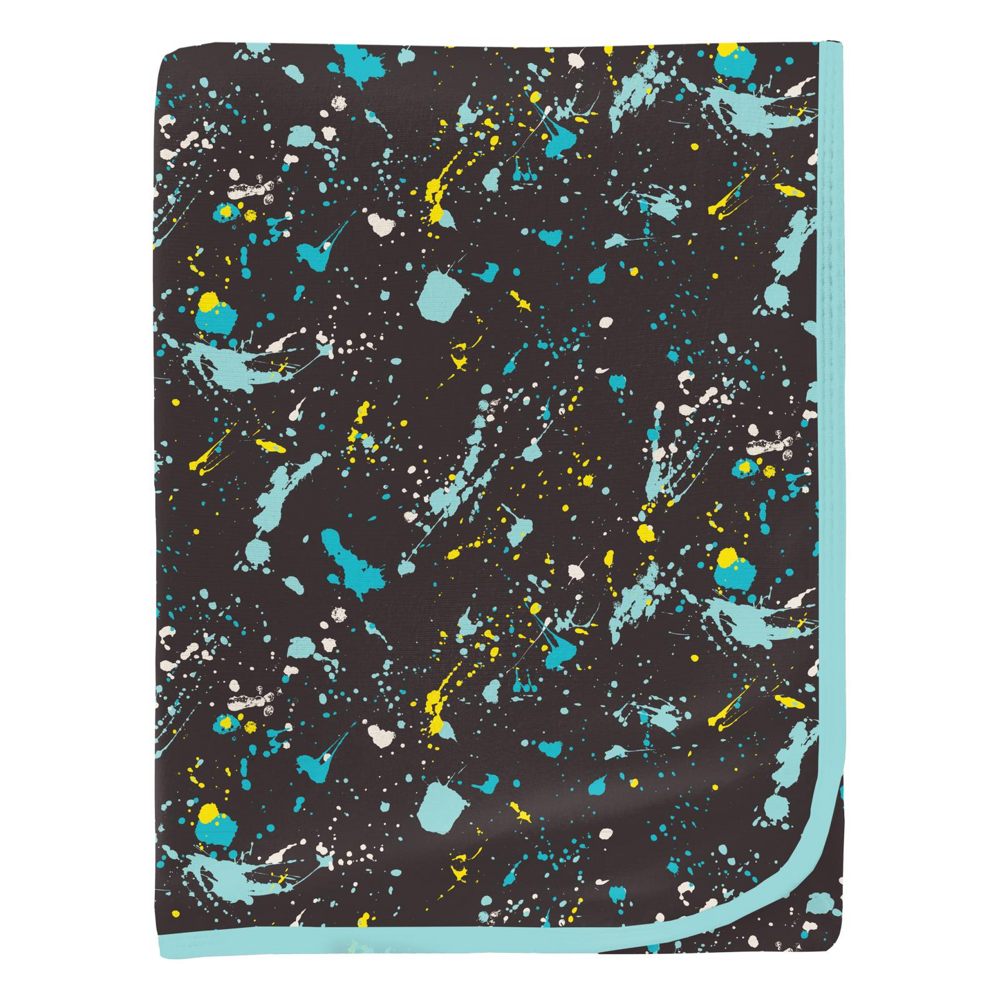 Confetti Splatter Paint Print Swaddling Blanket