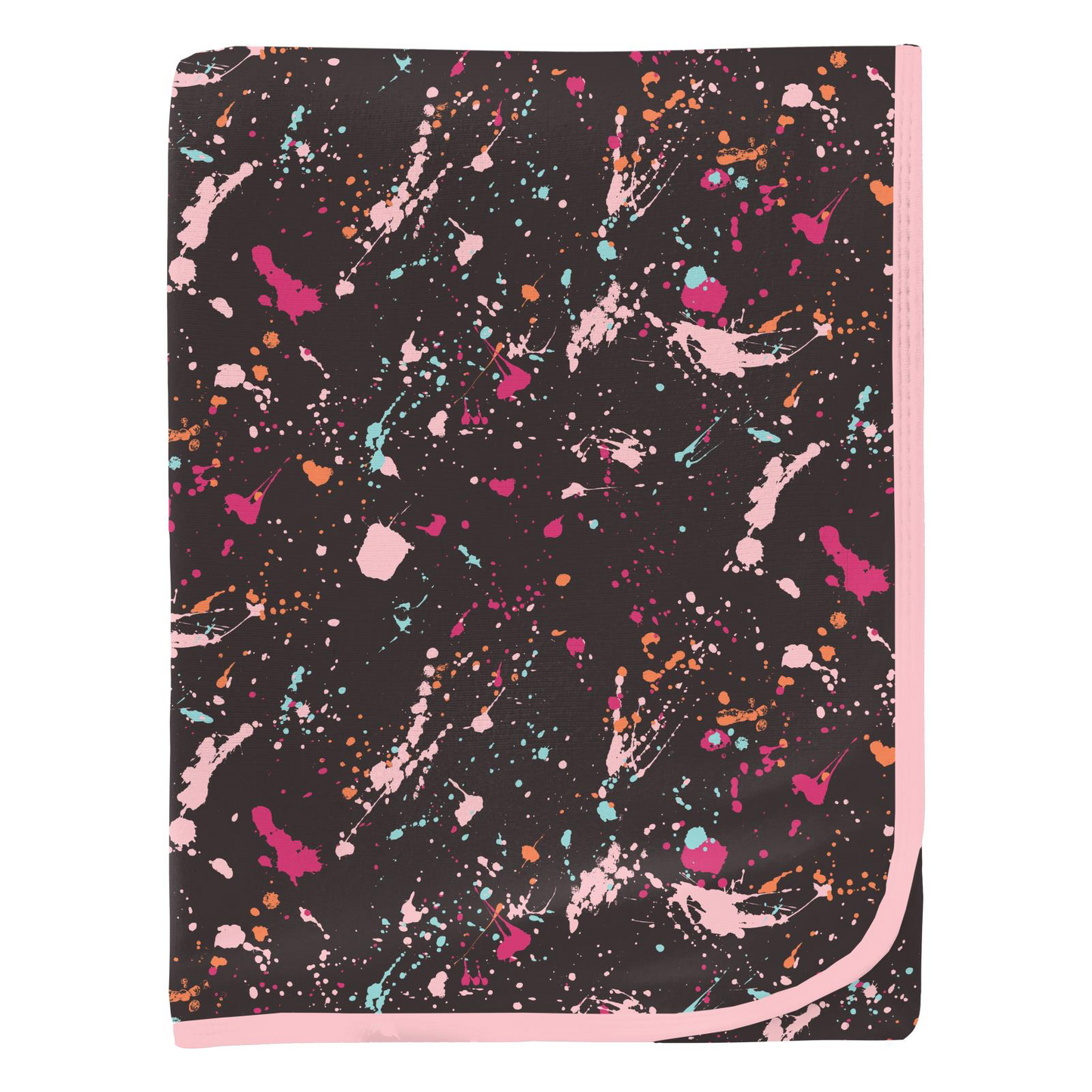 Calypso Splatter Paint Print Swaddling Blanket