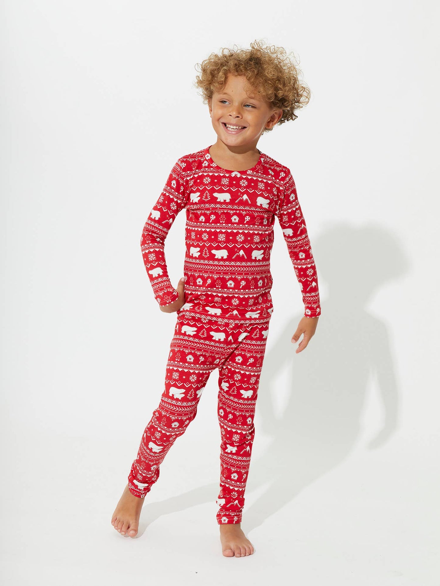 Polar Isle Red Christmas | Bamboo 2pc Pajama Set