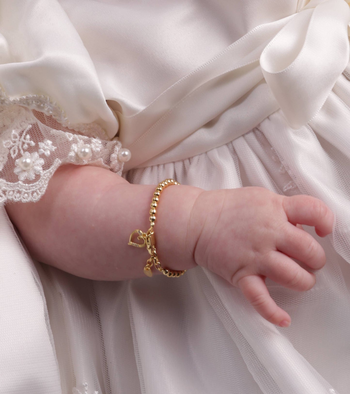 Aria-14K Gold-Plated Bracelet w/Heart