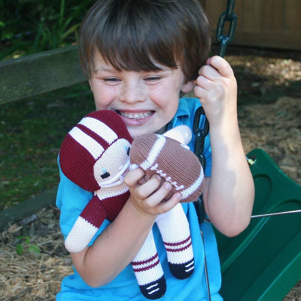 Phil the Football| Knit Rattle