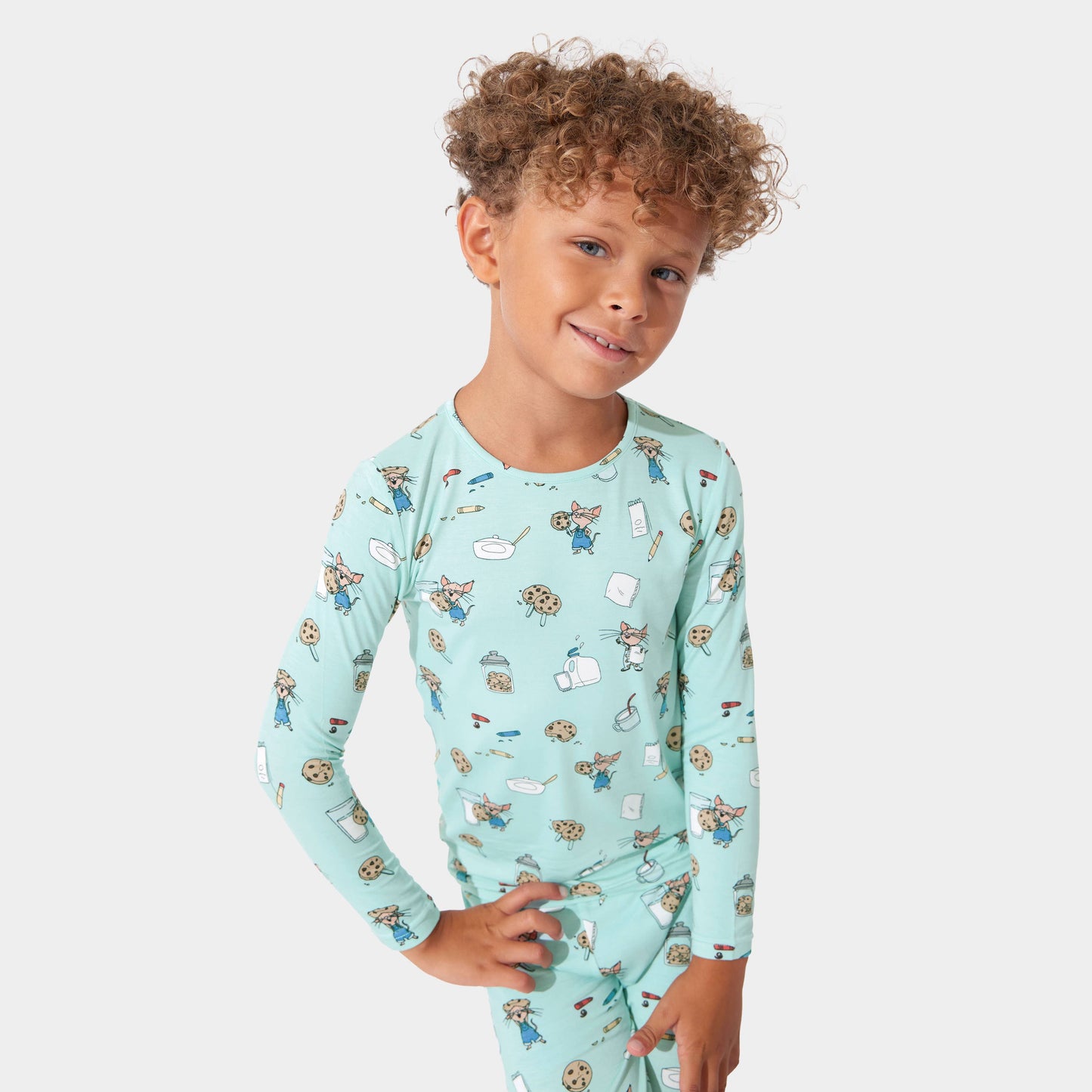 If You Give a Mouse a Cookie Christmas Bamboo Kids Pajamas