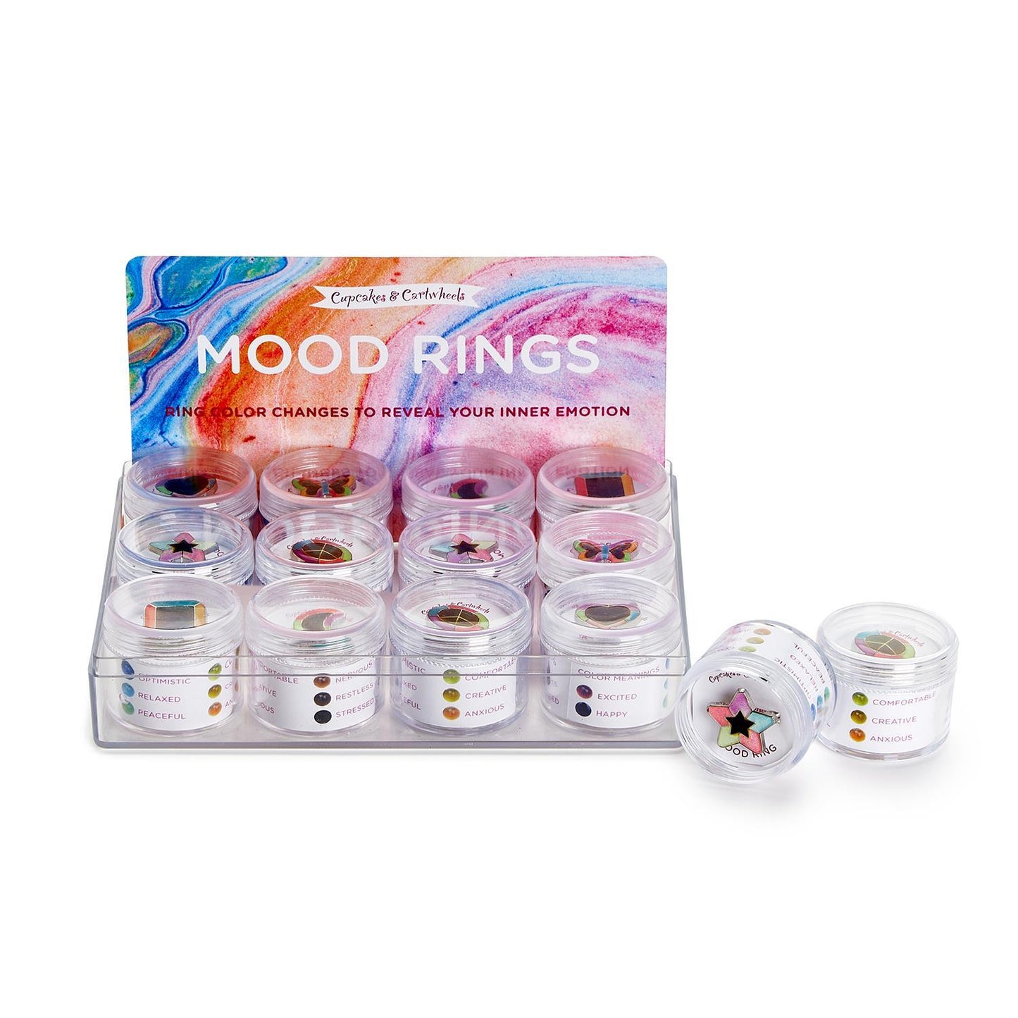Adjustable Mood Rings-6 Designs