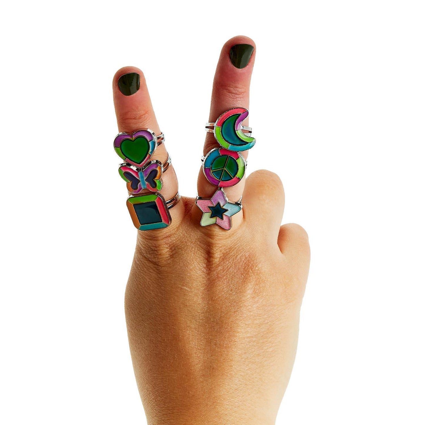 Adjustable Mood Rings-6 Designs