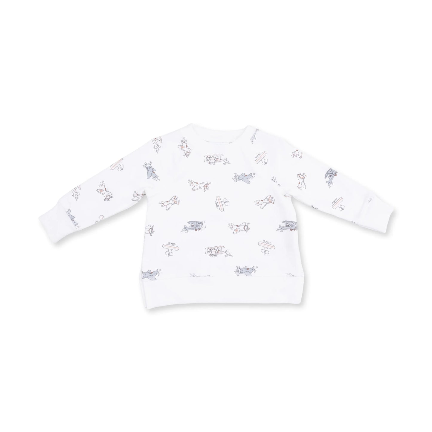 Vintage Airplane Pilots | Raglan Sweatshirt