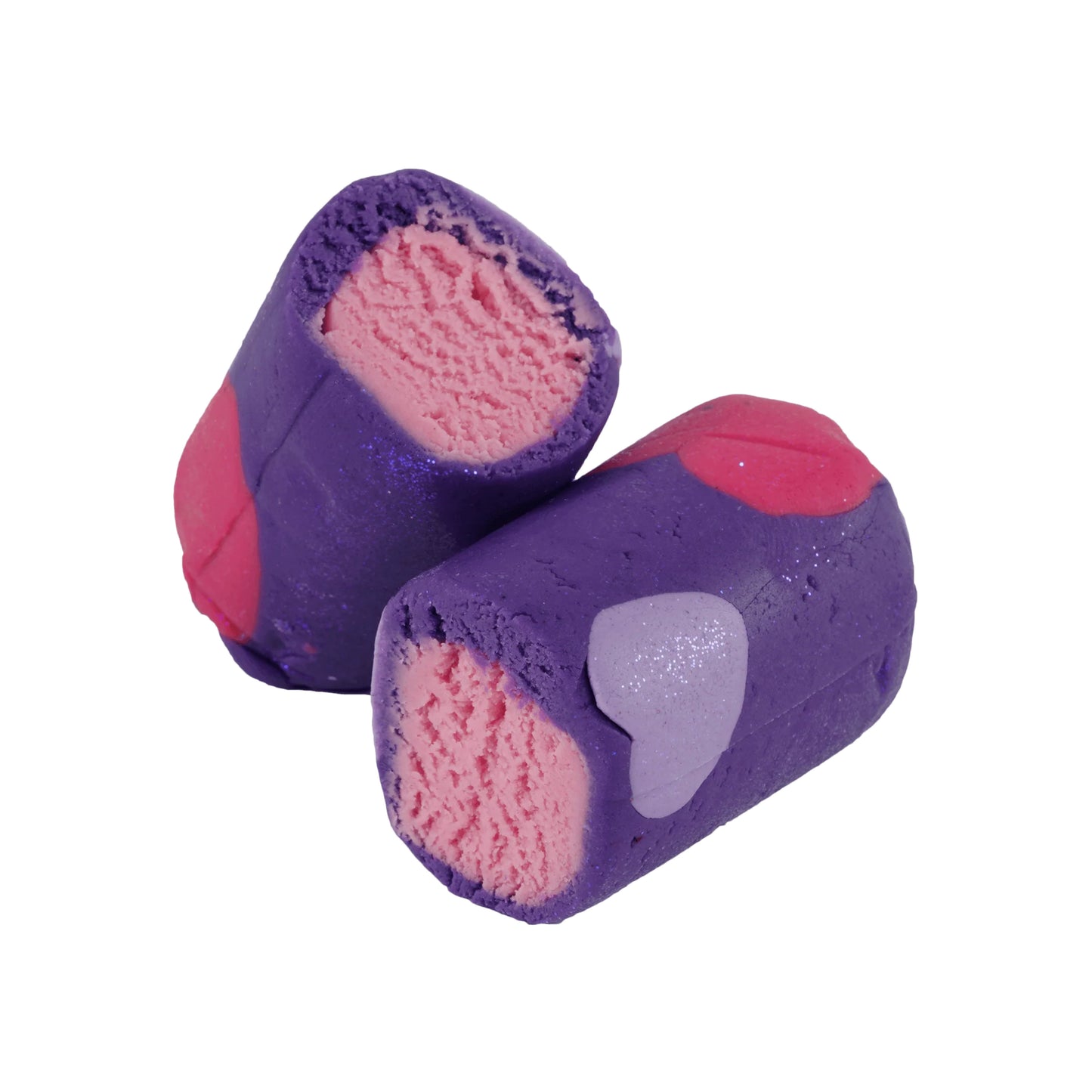 Happy Hearts Glitter Roll with Textured Rolling Pin (Land of Dough)